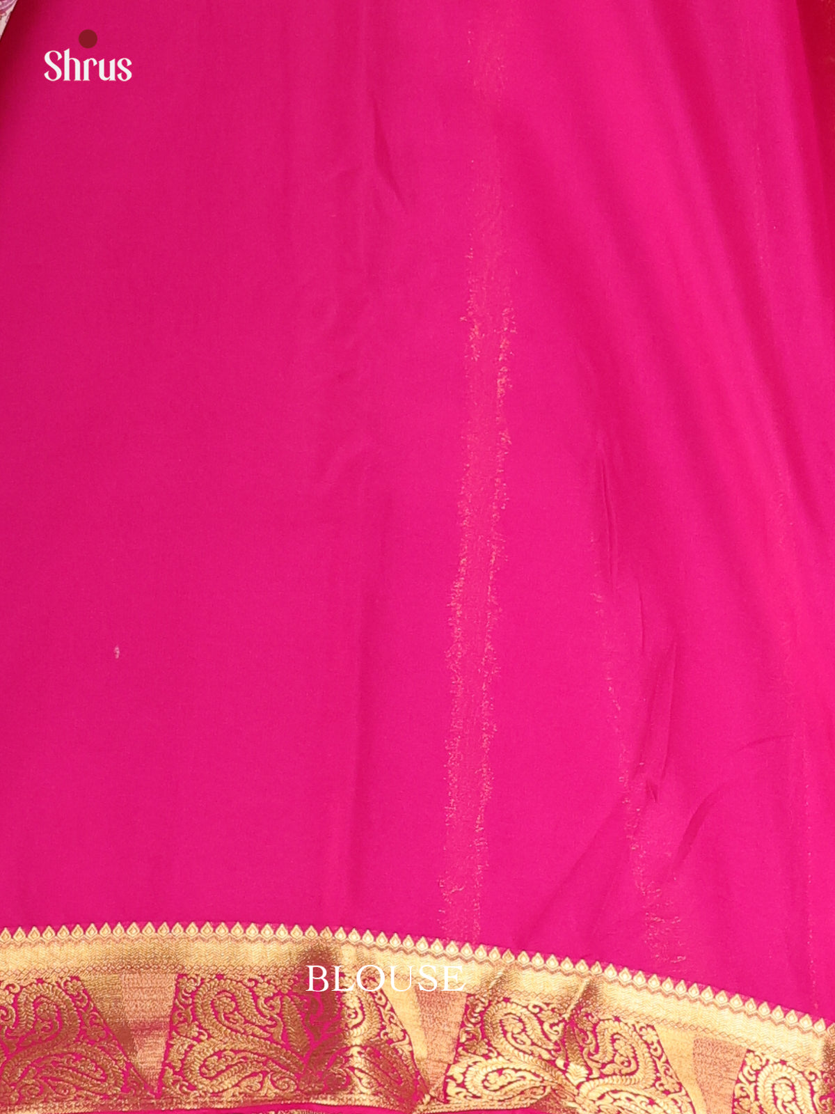 Grey & Pink - Semi Mysoresilk Saree