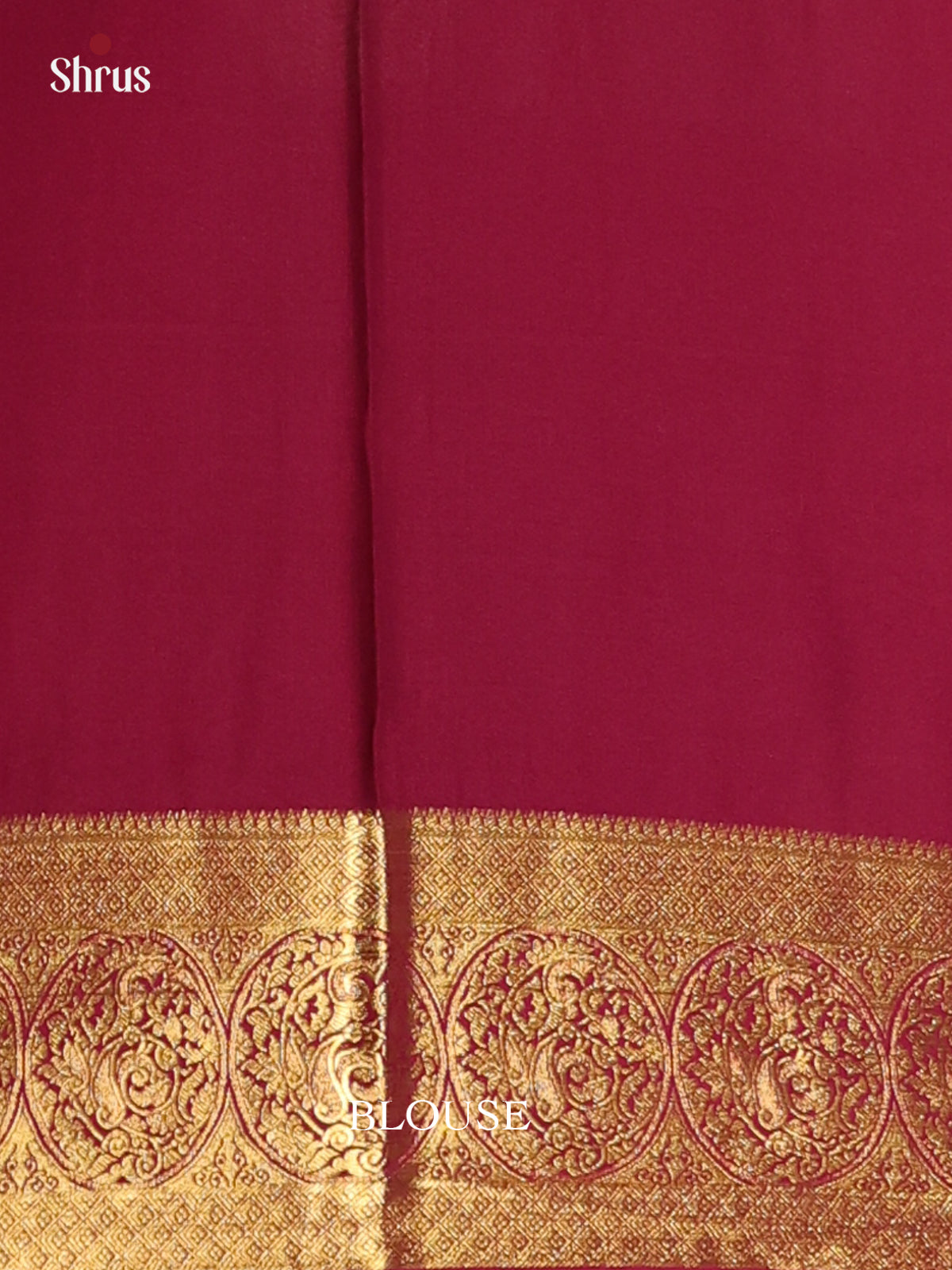 Light Brown & Maroon- Semi Mysoresilk Saree - Shop on Shrus.com