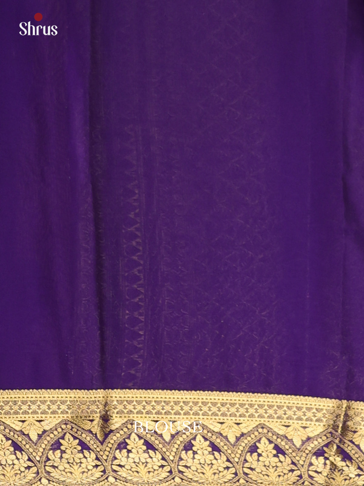 Orangish Pink & Violet - Semi Mysoresilk Saree - Shop on Shrus.com