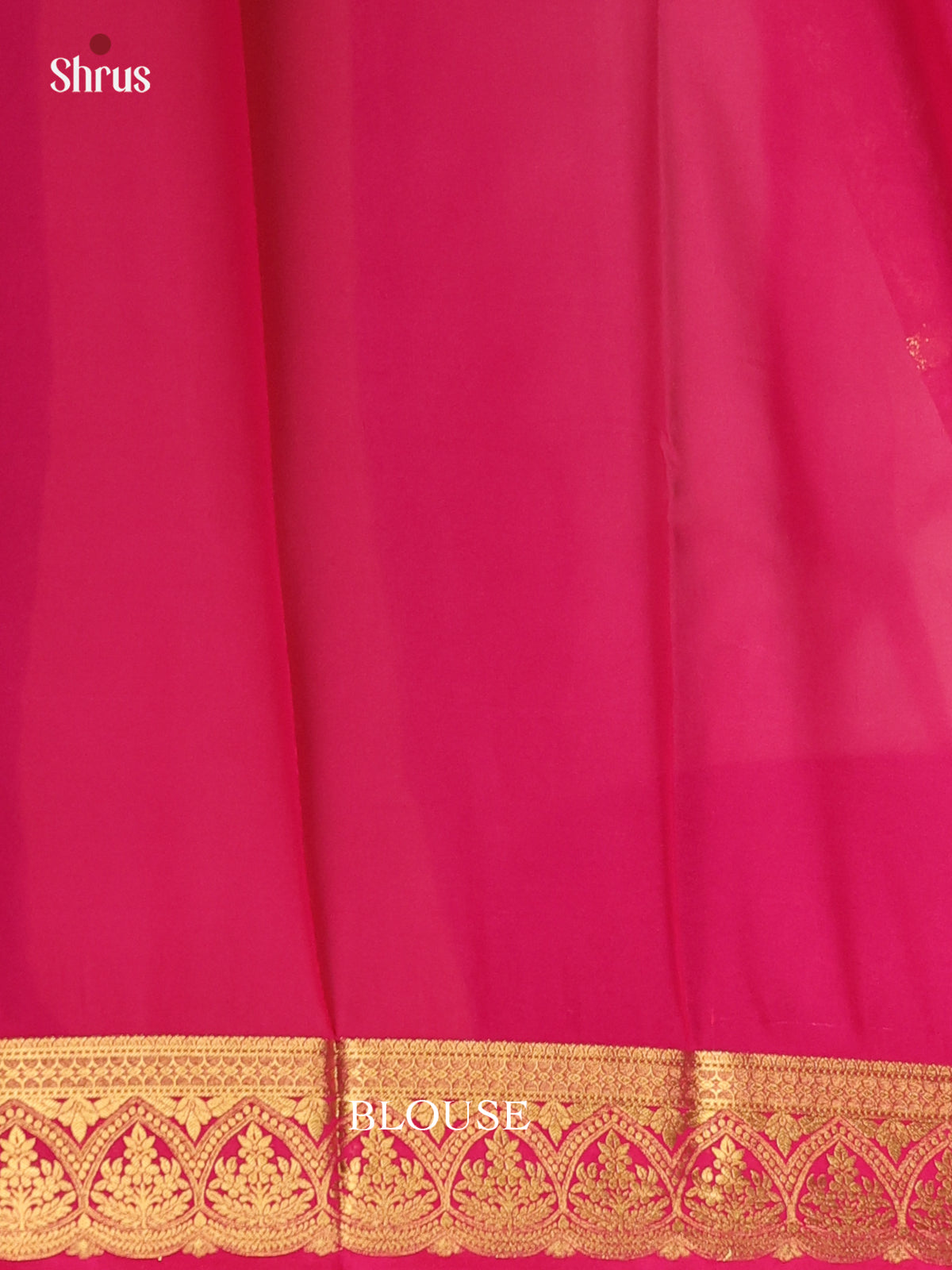Green & Pink - Semi Mysoresilk Saree - Shop on Shrus.com