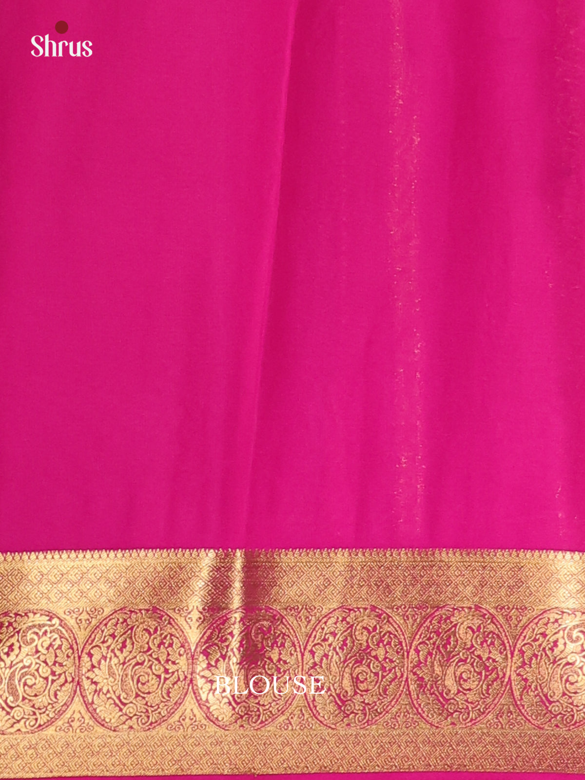 Green & Pink - Semi Mysoresilk Saree - Shop on Shrus.com