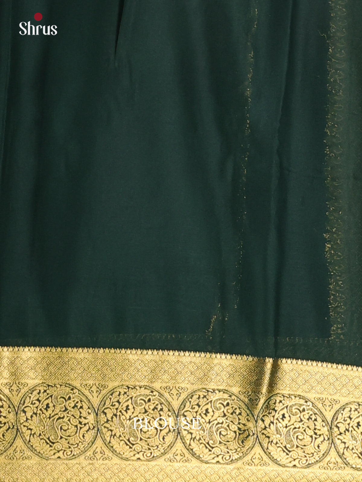 Maroon & Green - Semi Mysoresilk Saree - Shop on Shrus.com
