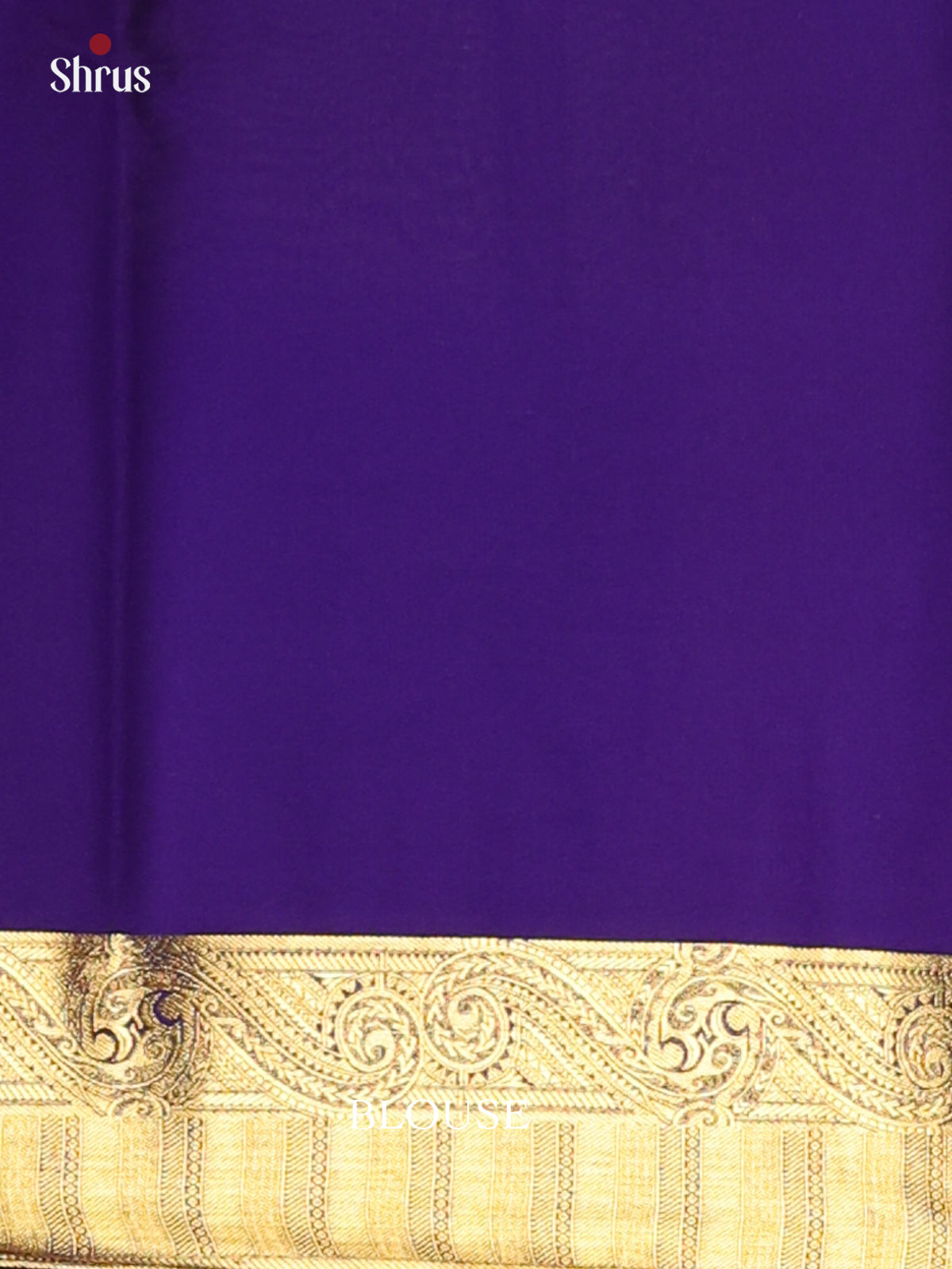 Teal & Blue - Semi Mysoresilk Saree