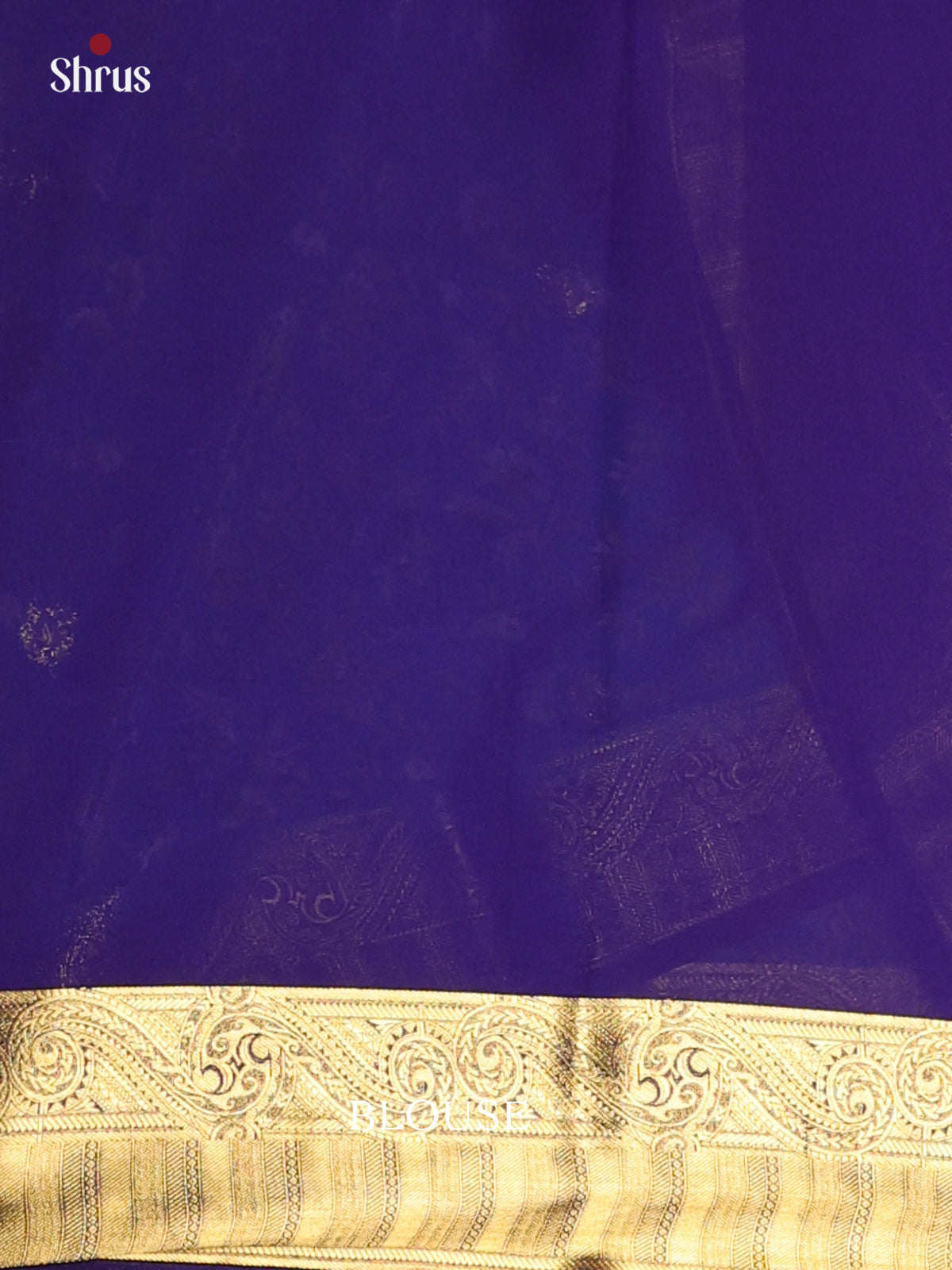 Teal & Blue - Semi Mysoresilk Saree