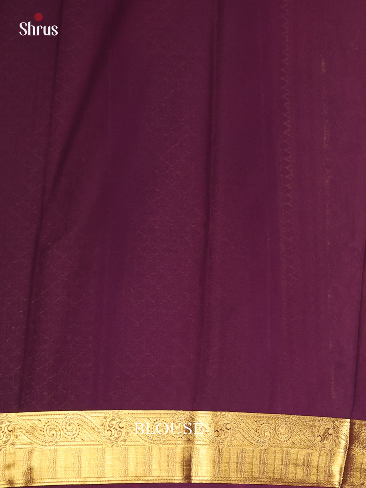 Green & Violet - Semi Mysoresilk Saree