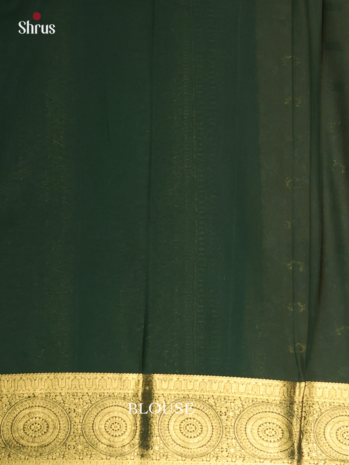 Mustard & Green - Semi Mysoresilk Saree