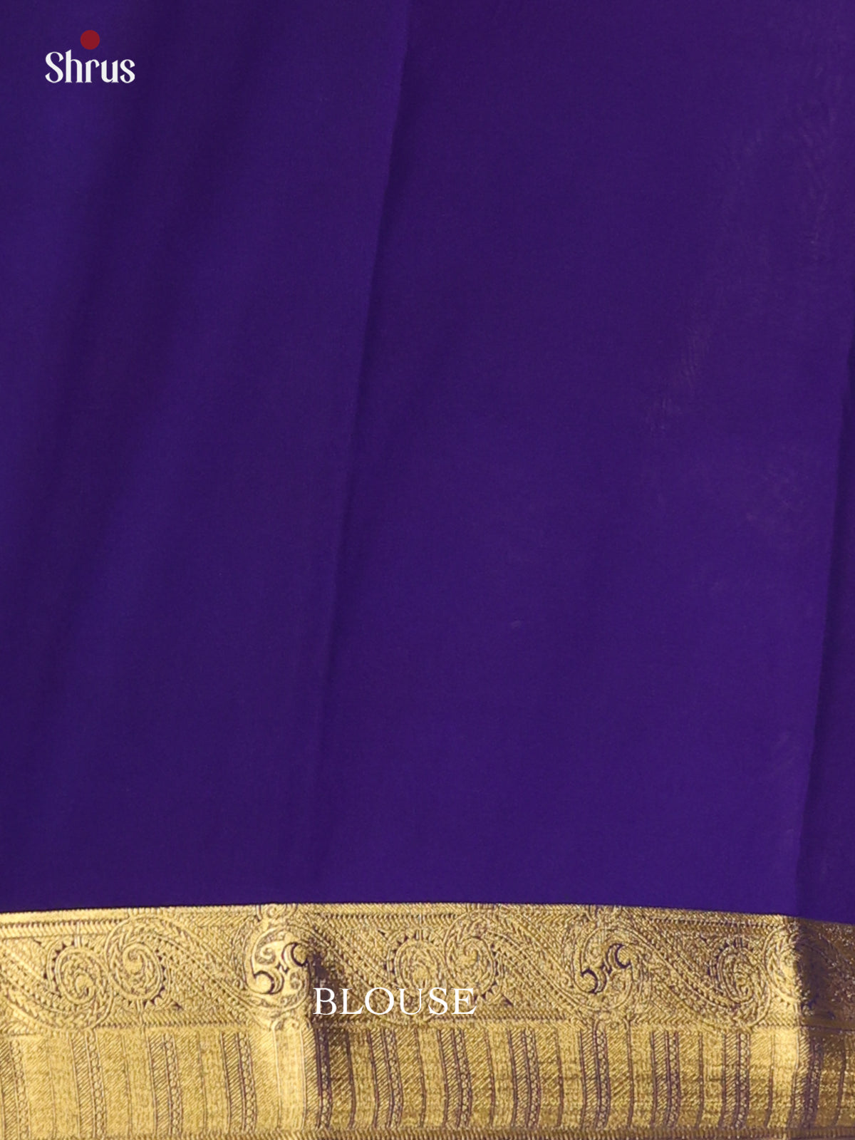 Teal & Blue - Semi Mysoresilk Saree