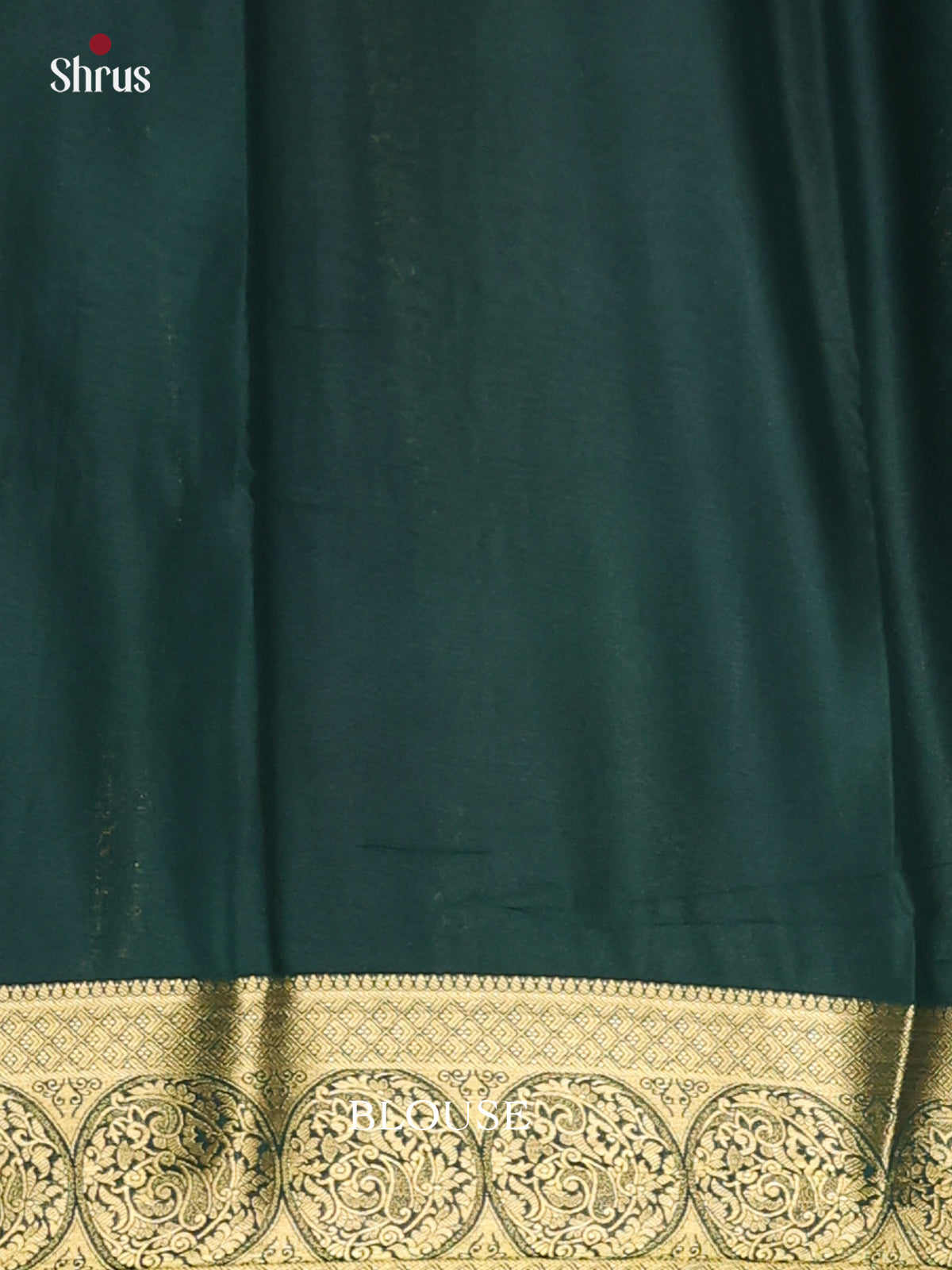 Maroon & Green - Semi Mysoresilk Saree - Shop on Shrus.com