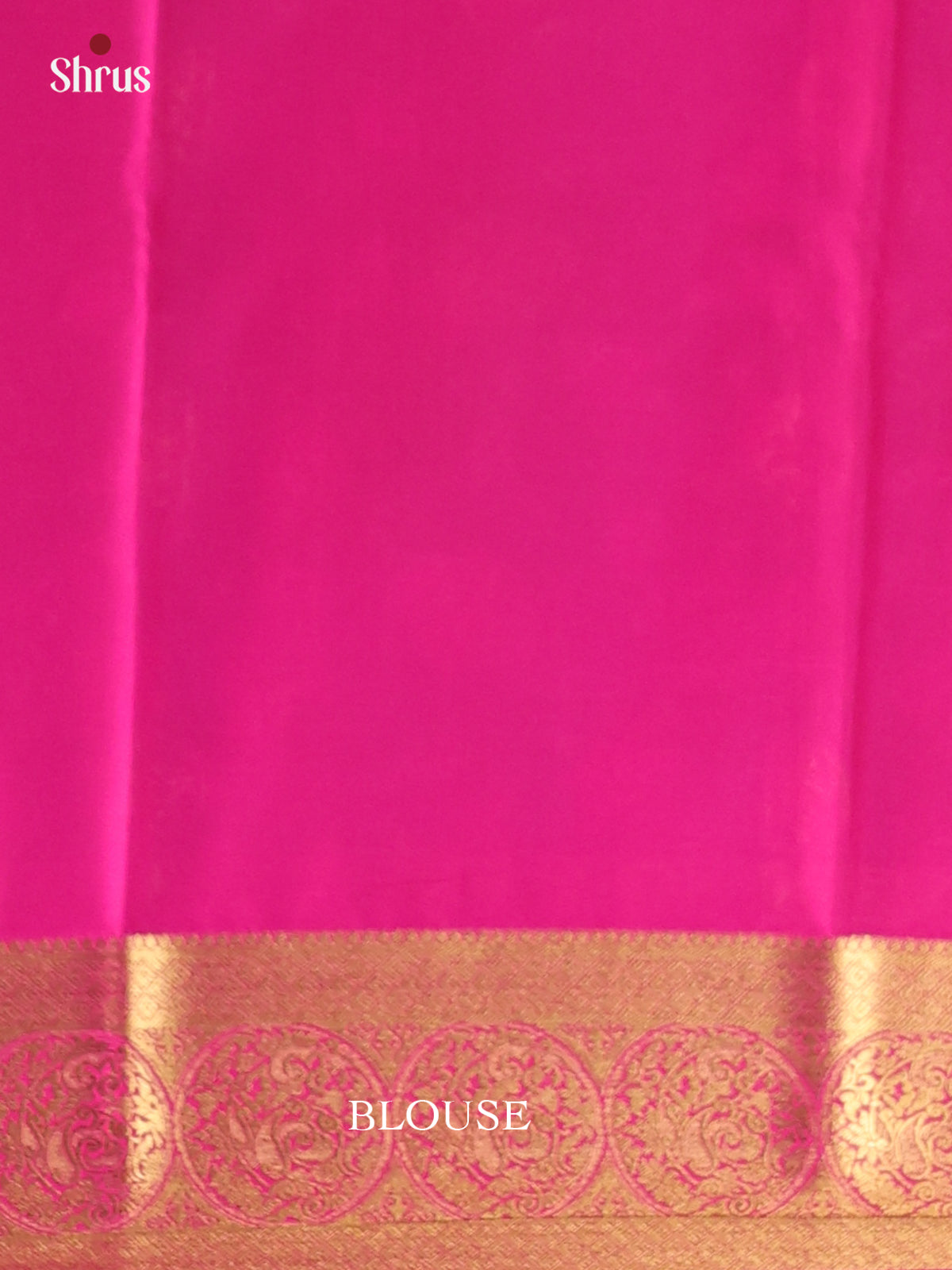 Light Green & Pink - Semi Mysoresilk Saree
