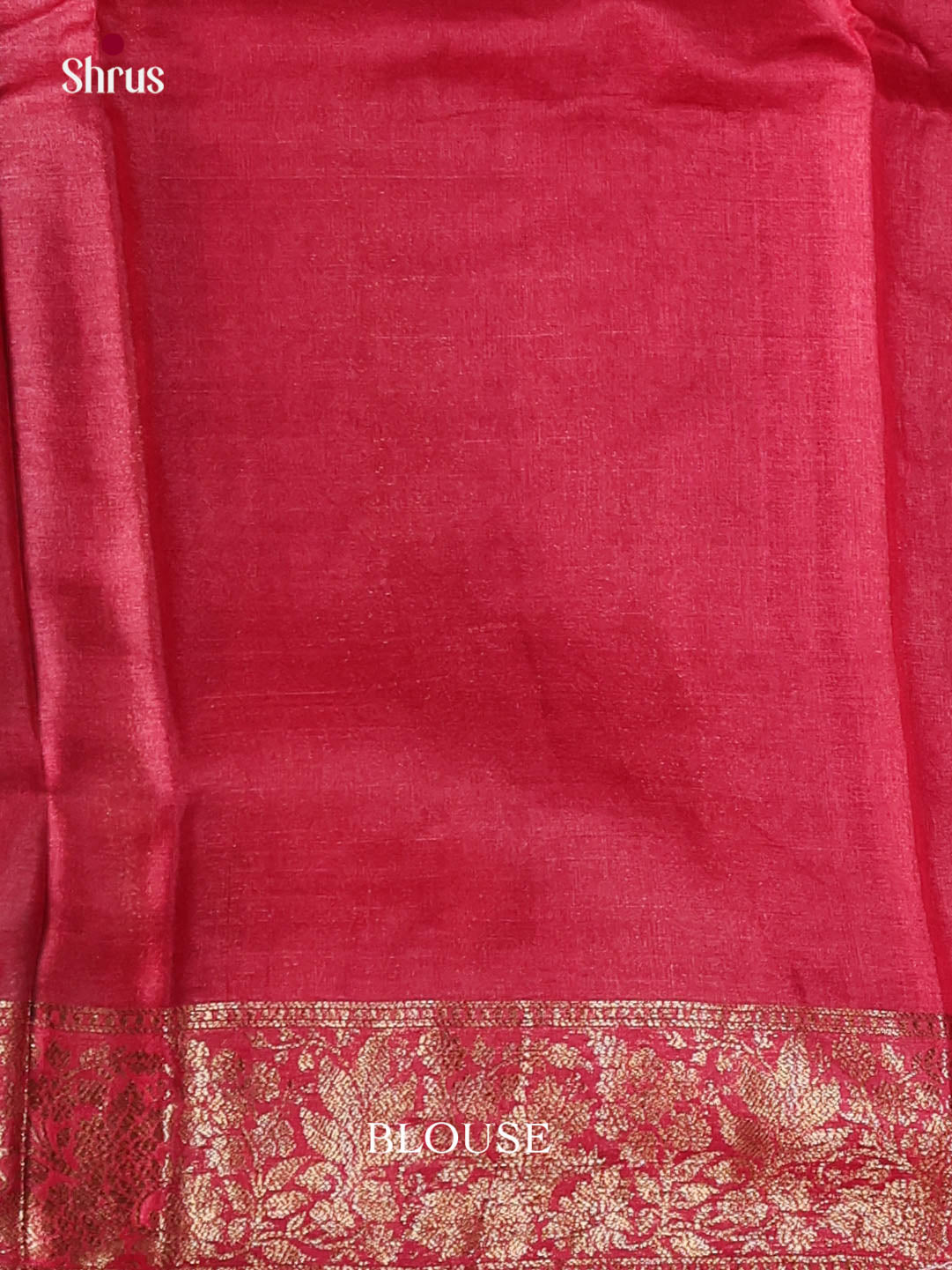 Classic Green Handloom Tussar Saree With Floral Buttas & Red Zari Woven Pallu