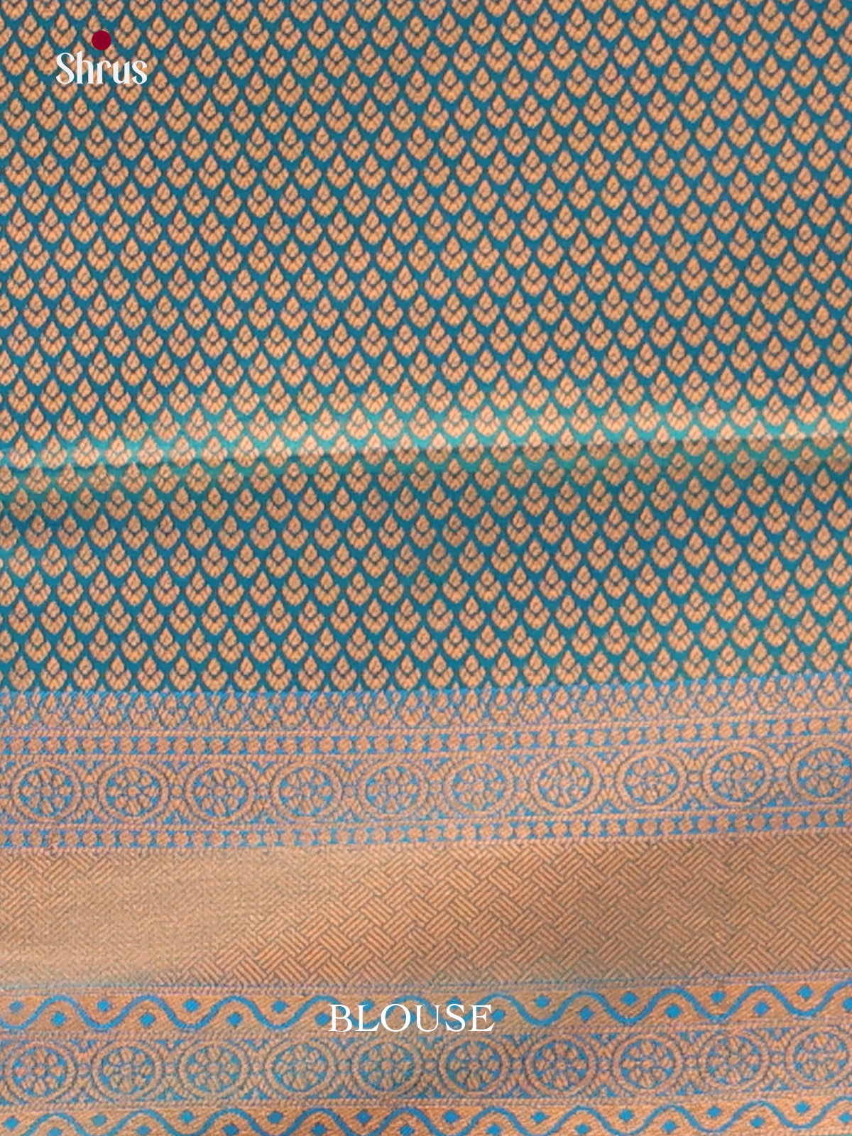 Green & Blue- Semi Softsilk Saree