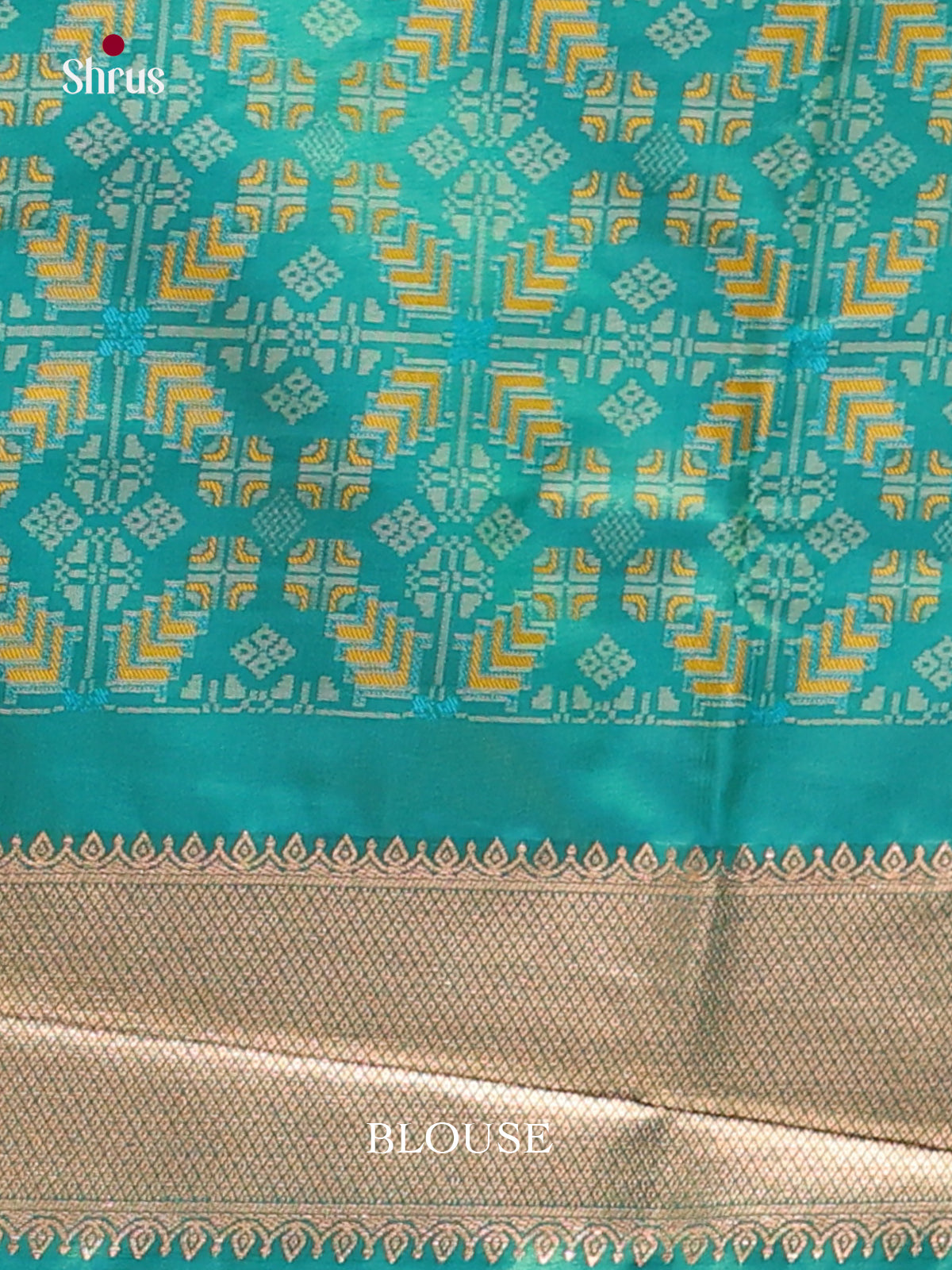 Light Green & Green - Semi Softsilk Saree