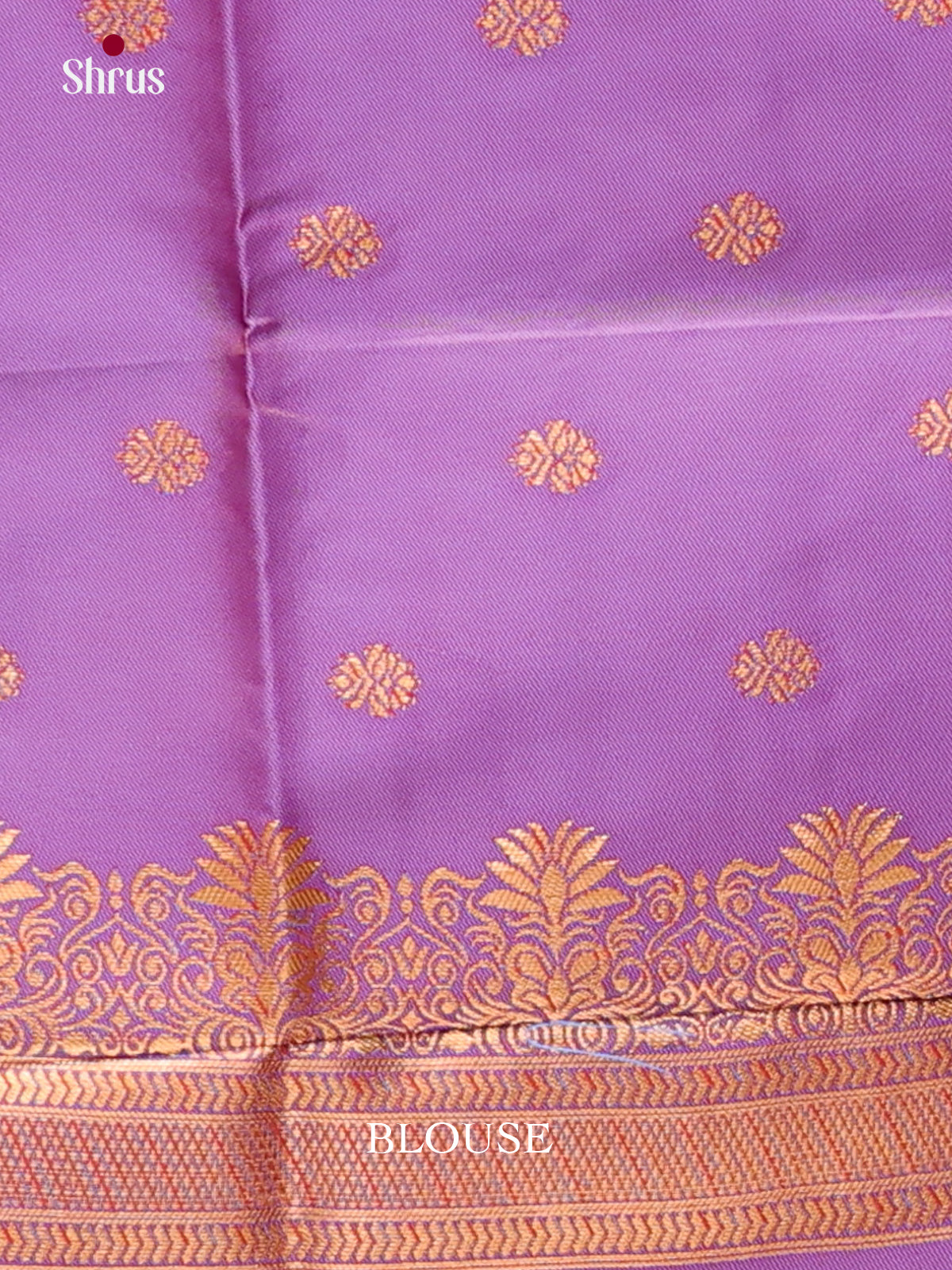 Orange & Purple - Semi Softsilk Saree
