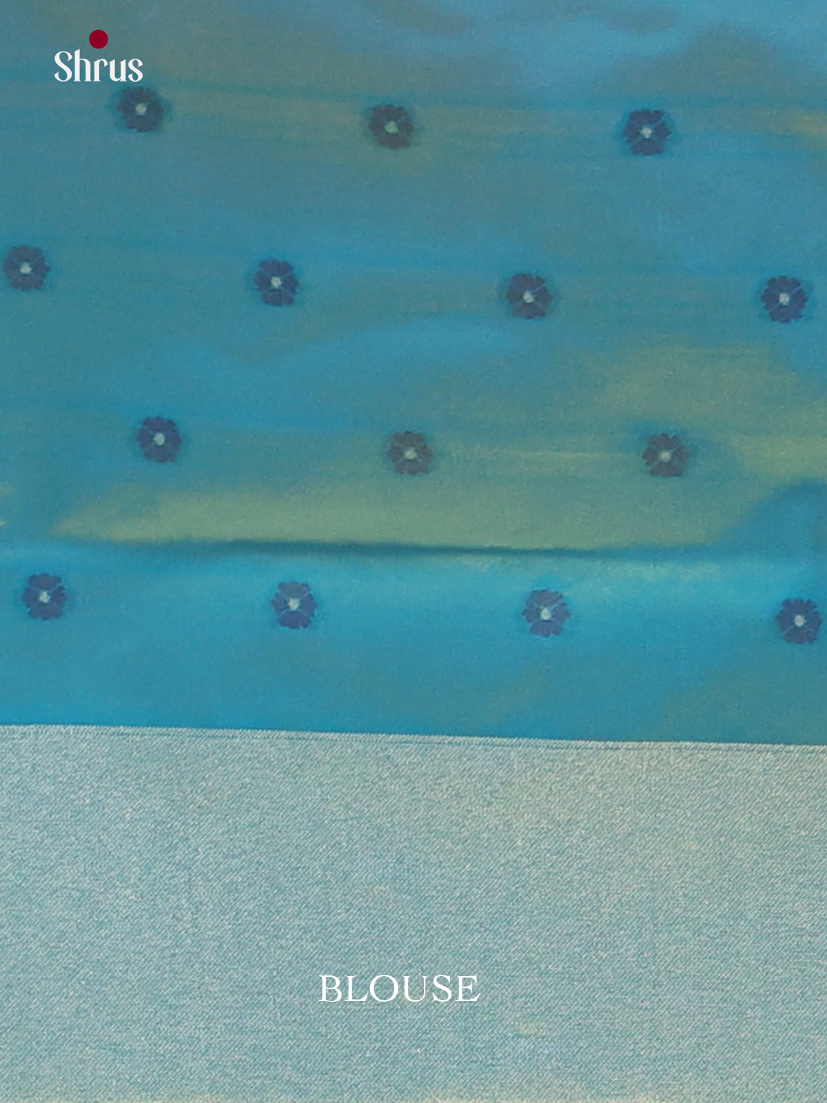 Orange & Green- Semi Softsilk Saree