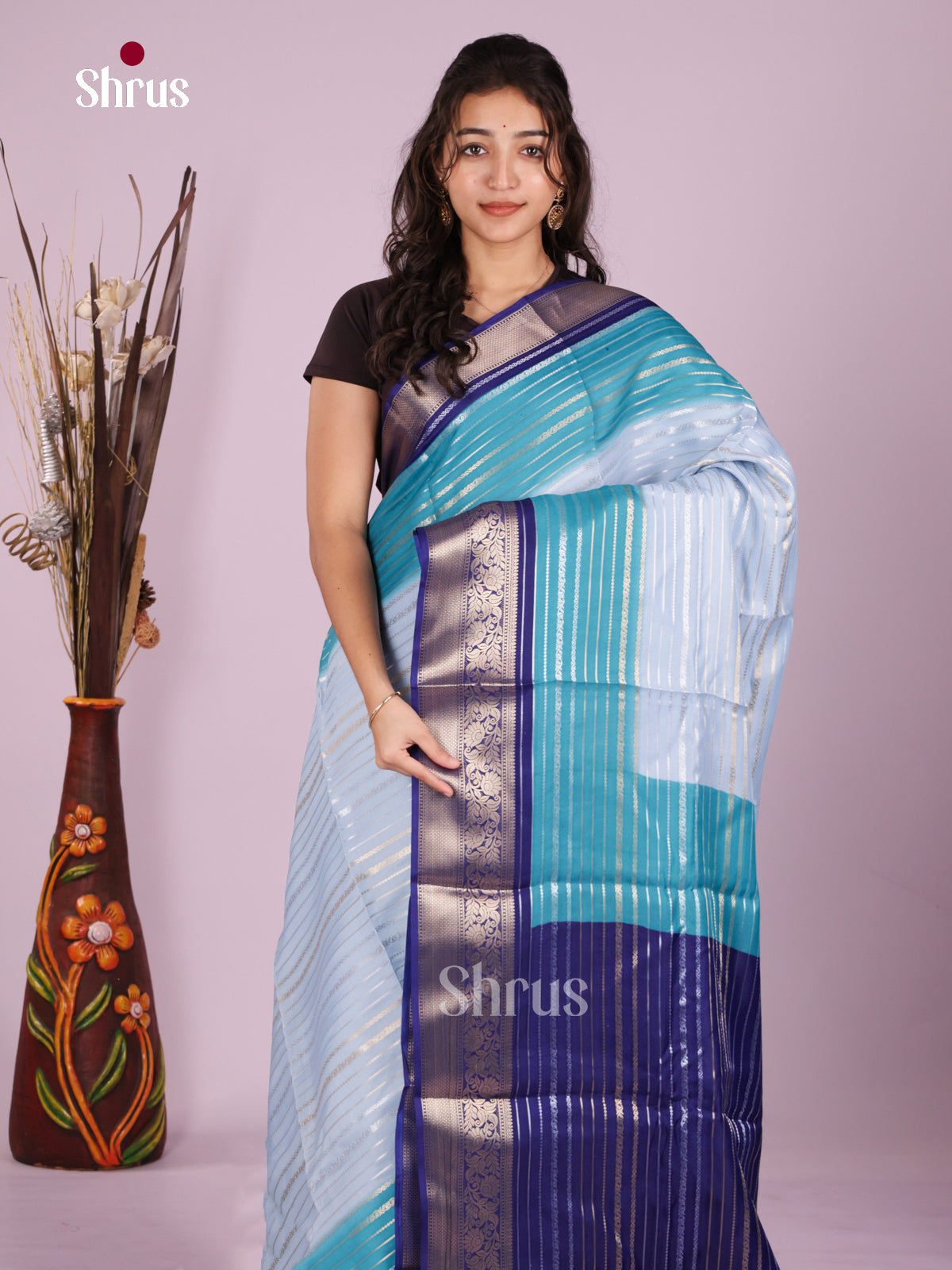 DJS24004 - Semi Mysoresilk Saree