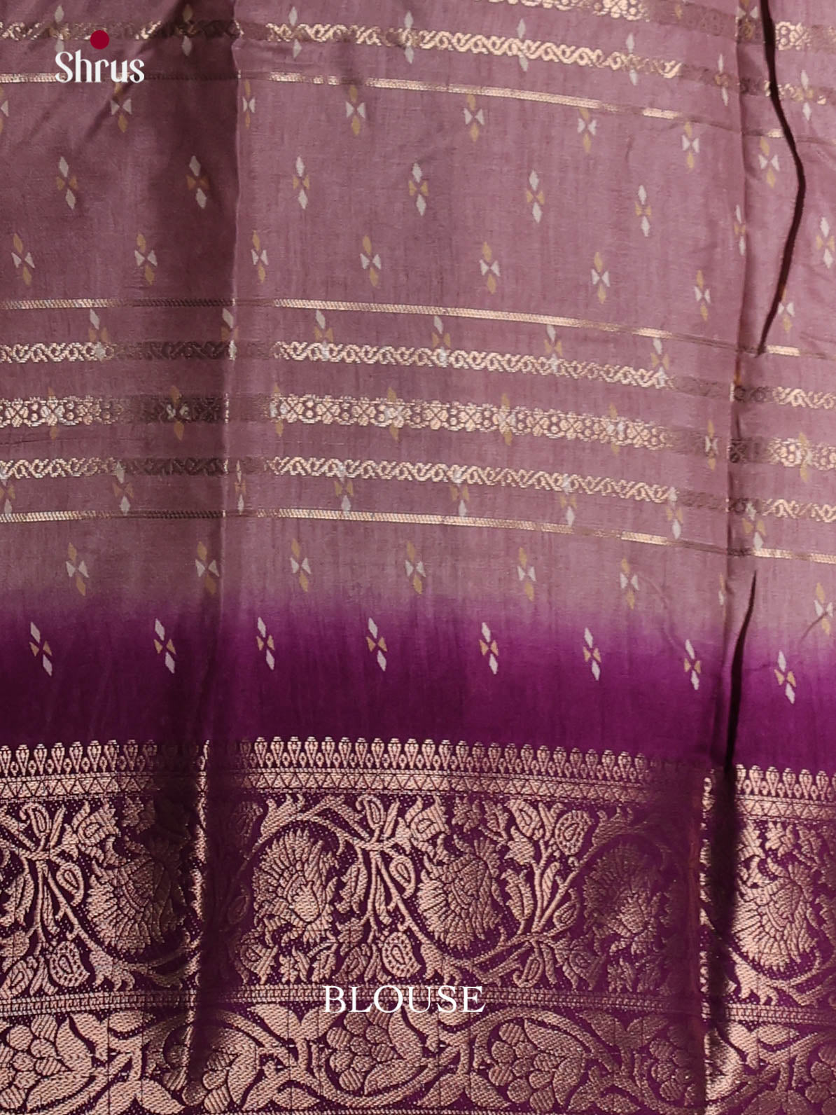 Lavender & Violet - Semi Dola silk Saree