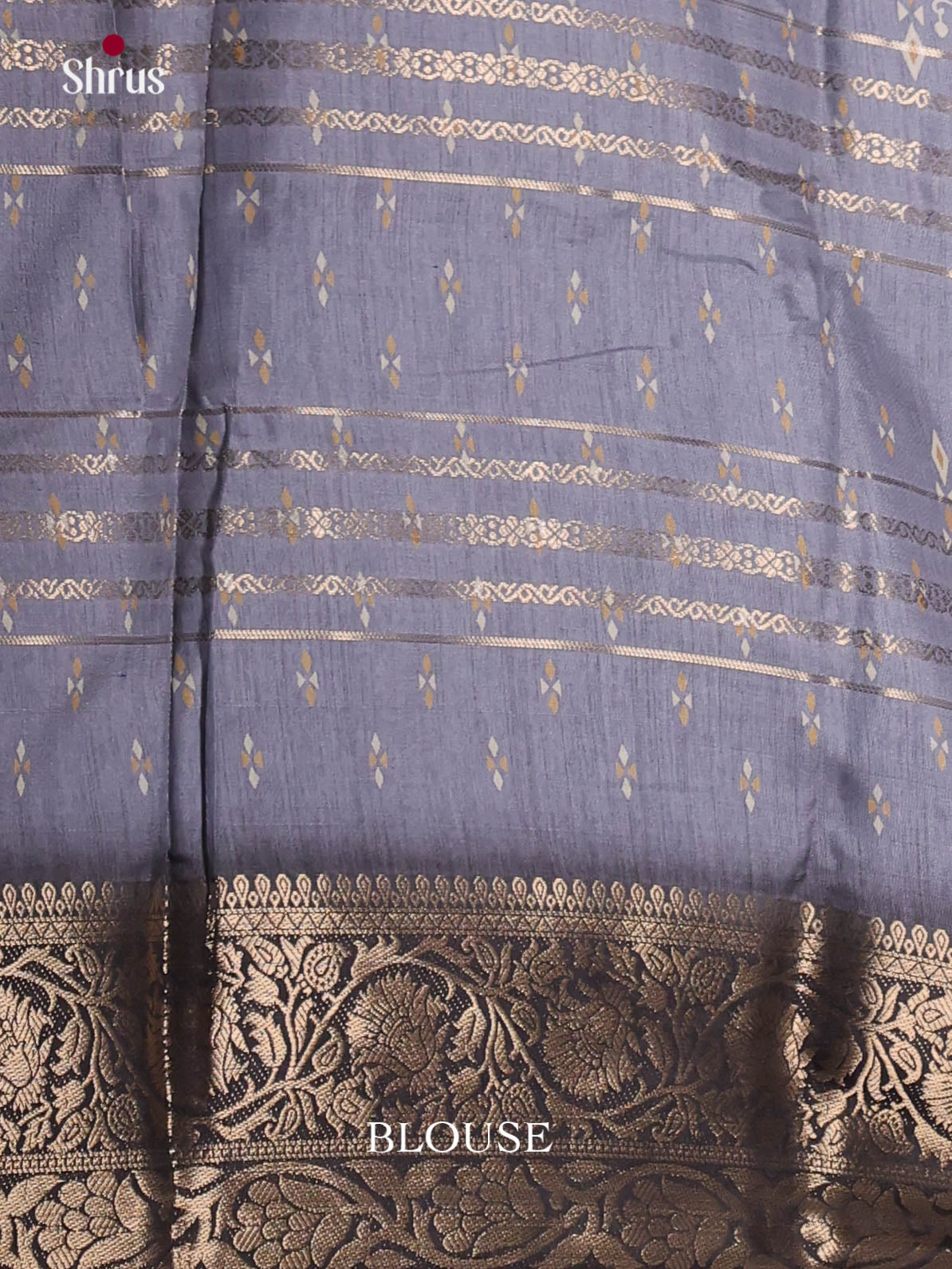 Grey- Semi Dola silk Saree