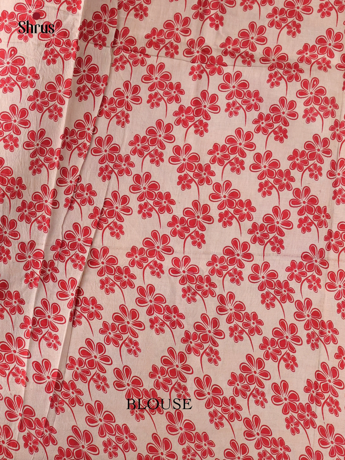 Orange & Red- kalamkari-cotton Saree