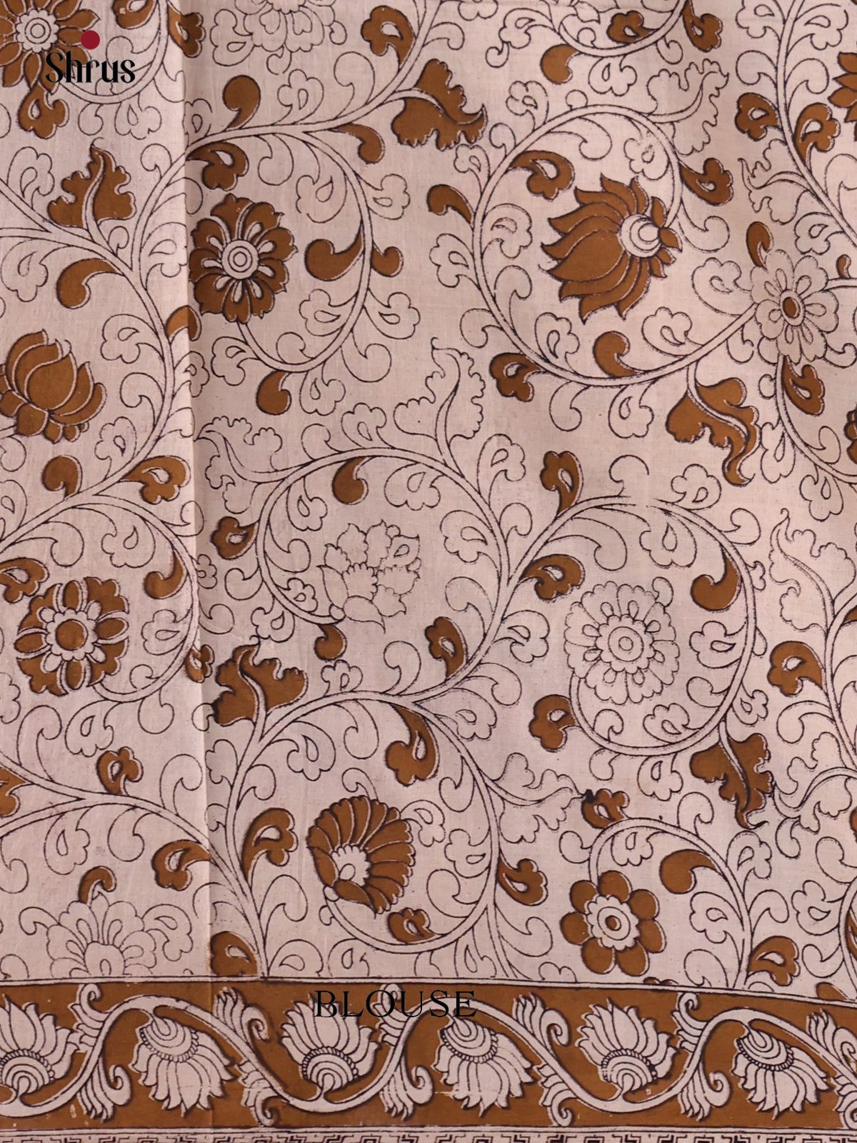 Grey & Pink - kalamkari-cotton Saree