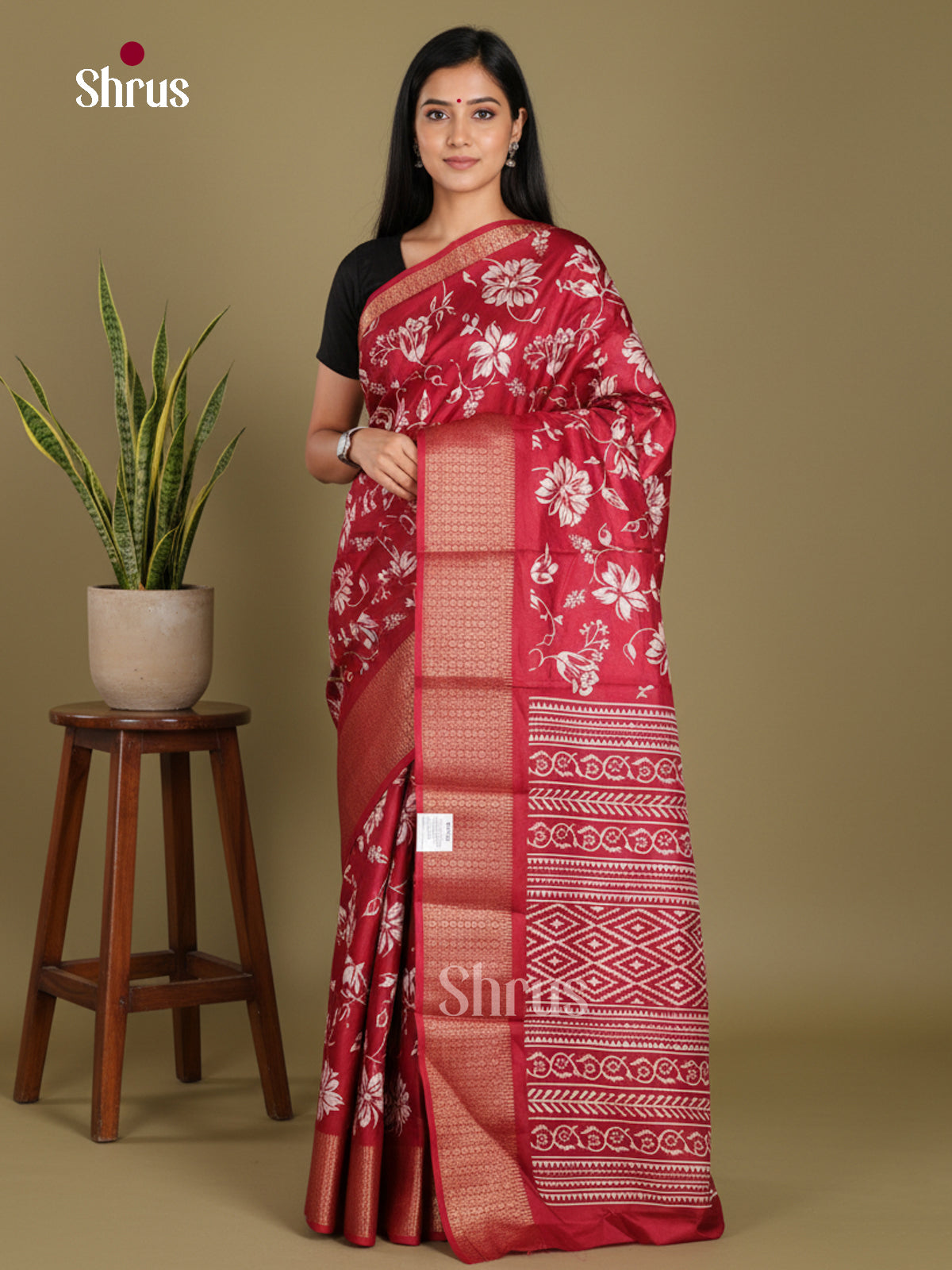 DJS24149 - Semi Crepe Saree