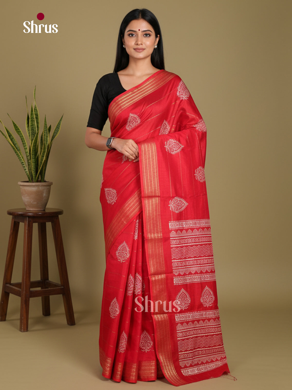 DJS24206 - Semi Crepe Saree
