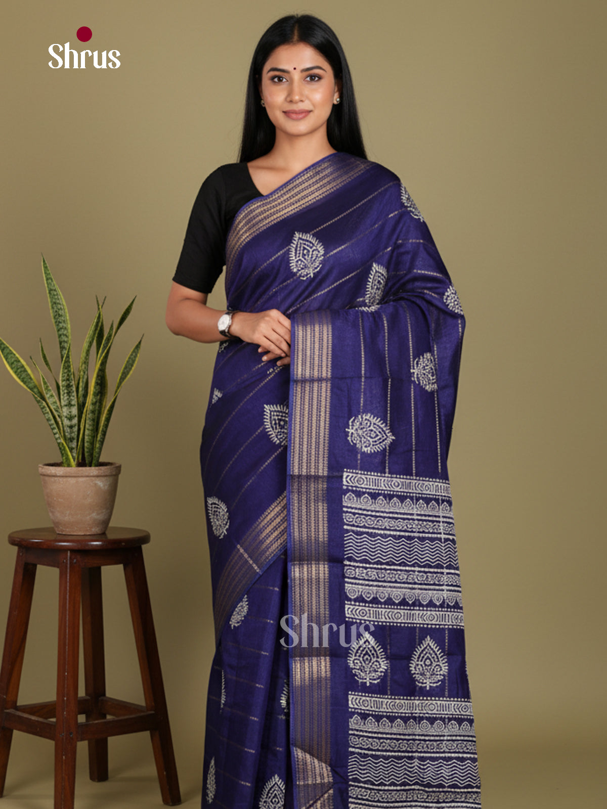 DJS24207 - Semi Crepe Saree