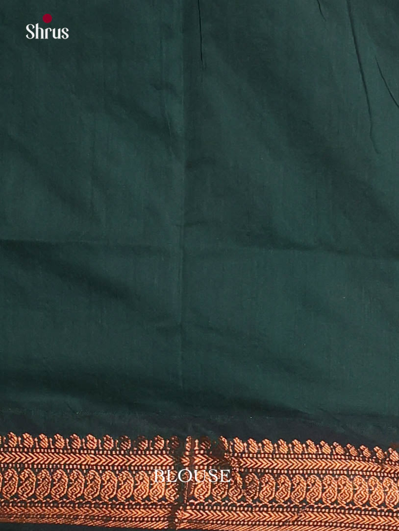 Purple & Green - Kalyani Cotton Saree