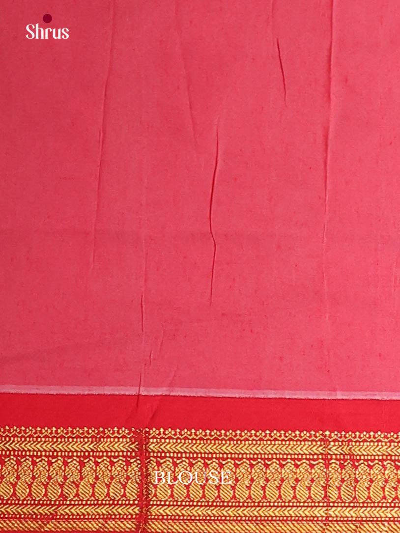 White & Red - Kalyani Cotton Saree