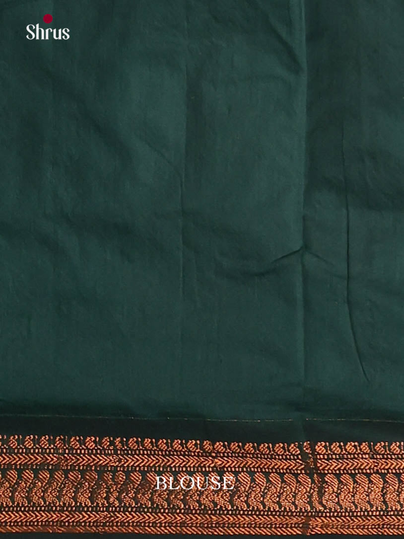 Mustard & Green - Kalyani Cotton Saree