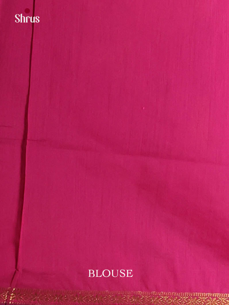 Violet & Pink - Semi Maheshwari Saree - Shop on Shrus.com