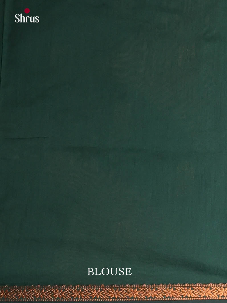 Onion Pink & Green - Semi Maheshwari Saree