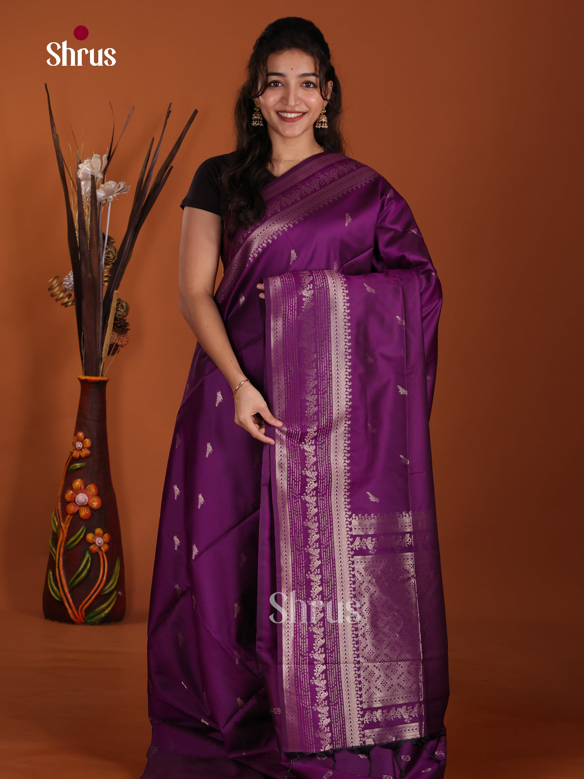 DJS24425 - Semi Softsilk Saree