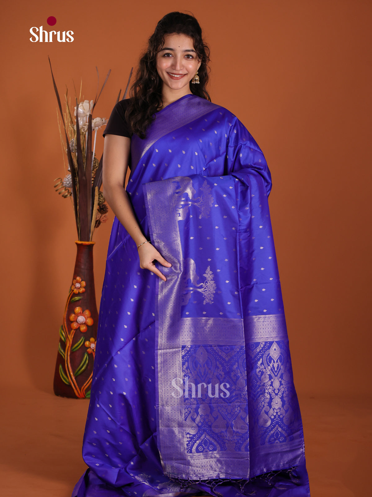 DJS24440 - Semi Softsilk Saree