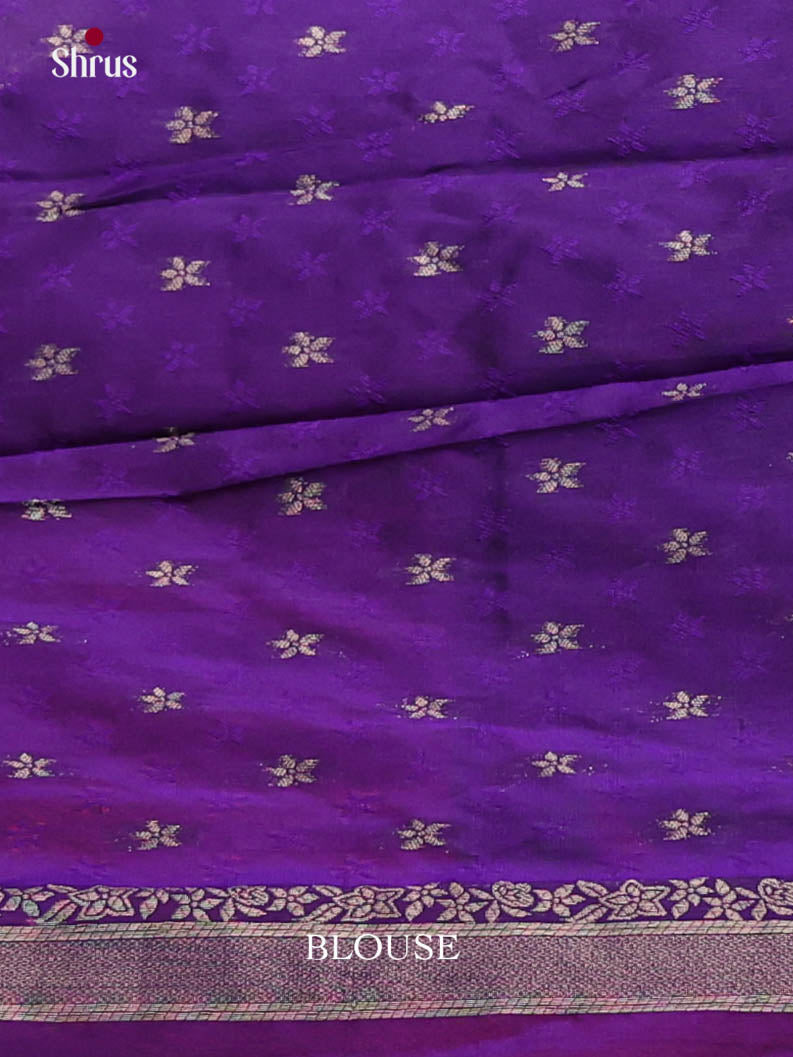 Violet - Semi Softsilk Saree