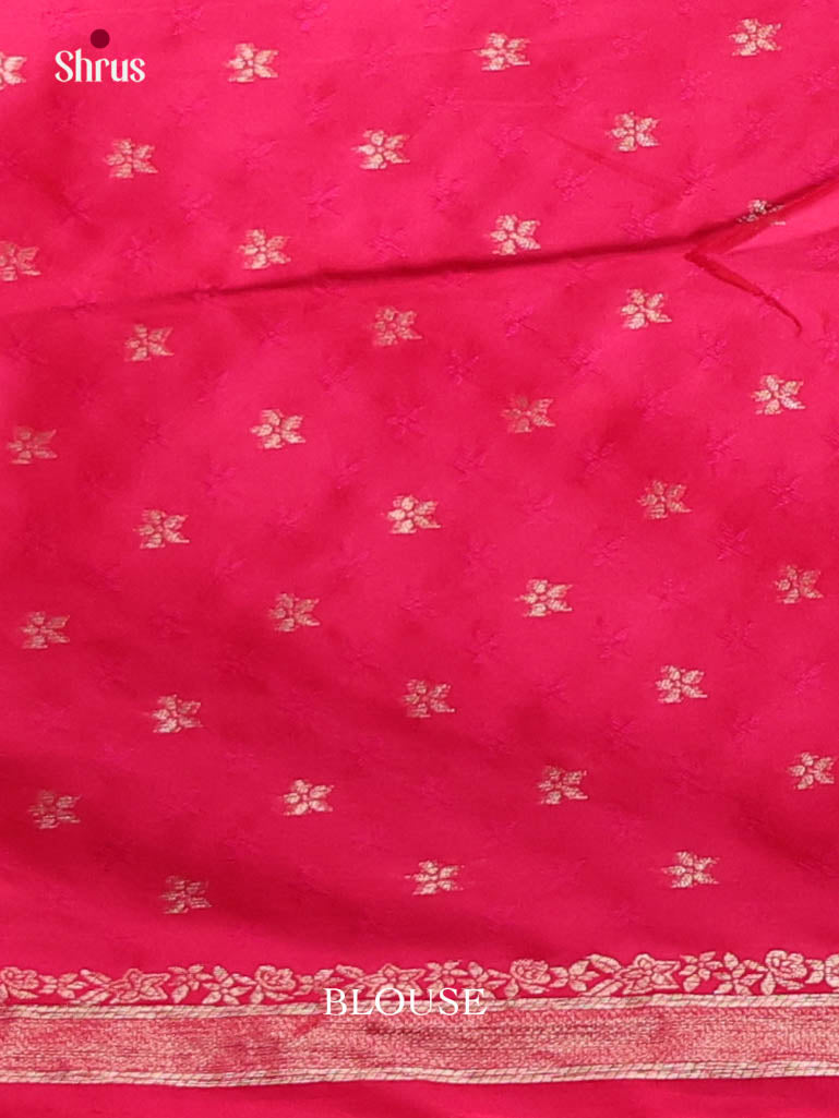 Pink - Semi Softsilk Saree