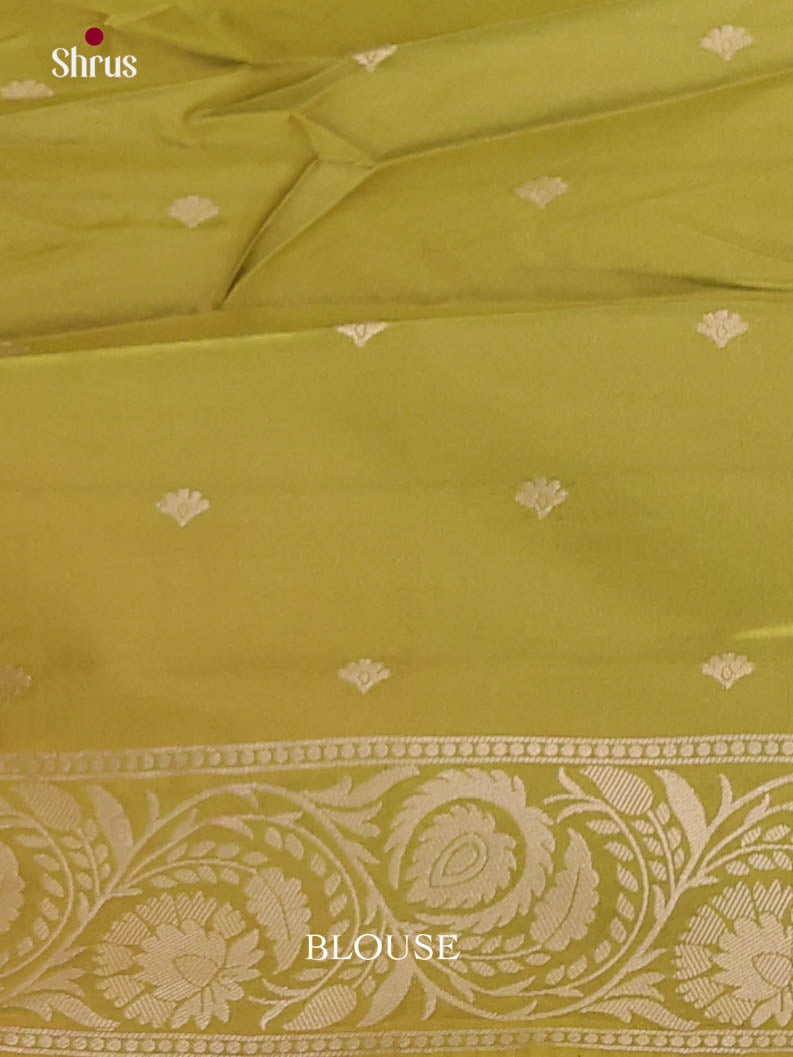 Olive Green - Semi Softsilk Saree