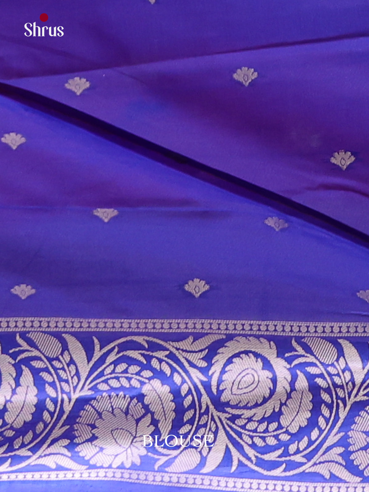 Blue- Semi Softsilk Saree