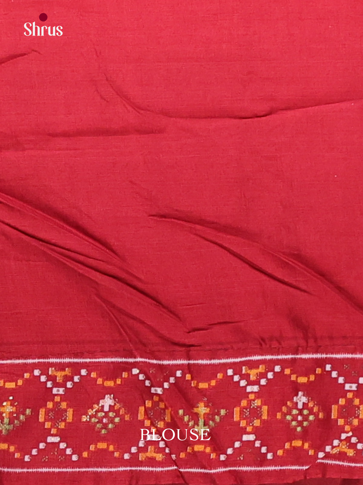 DJS24515 - Semi Ikkat Print Saree - Shop on Shrus.com