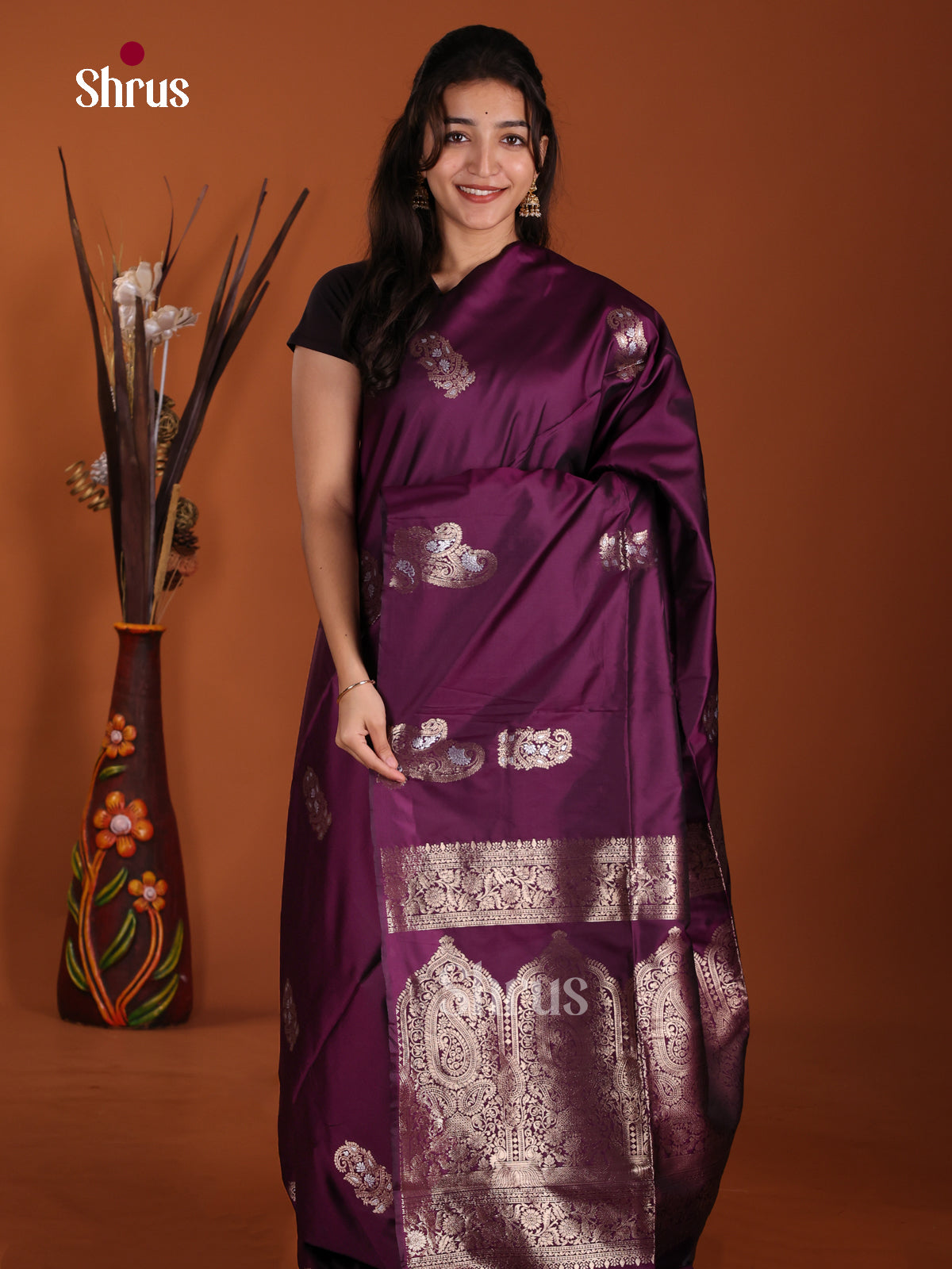 DJS25019 - Semi Softsilk Saree
