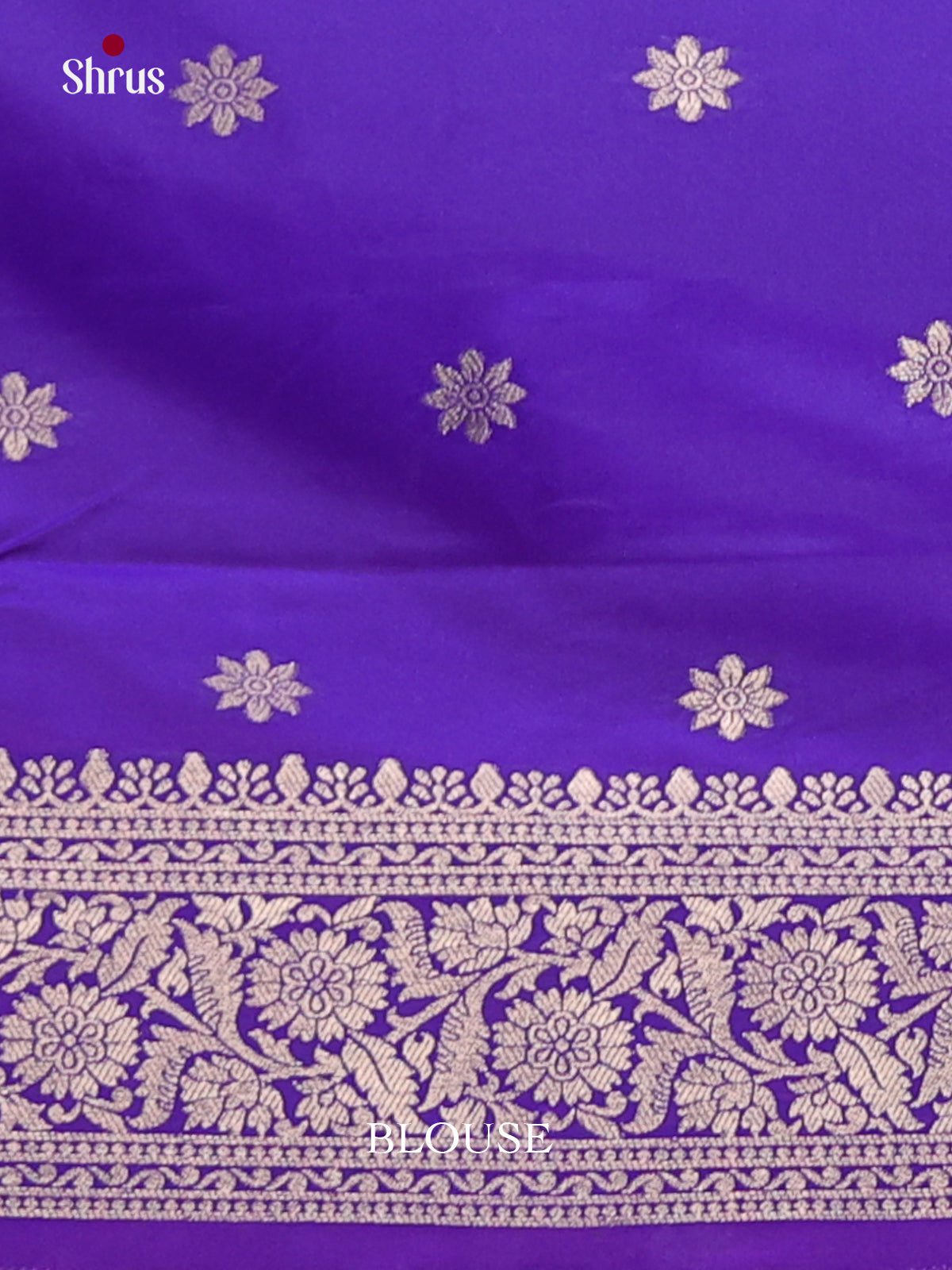 Blue - Semi Softsilk Saree