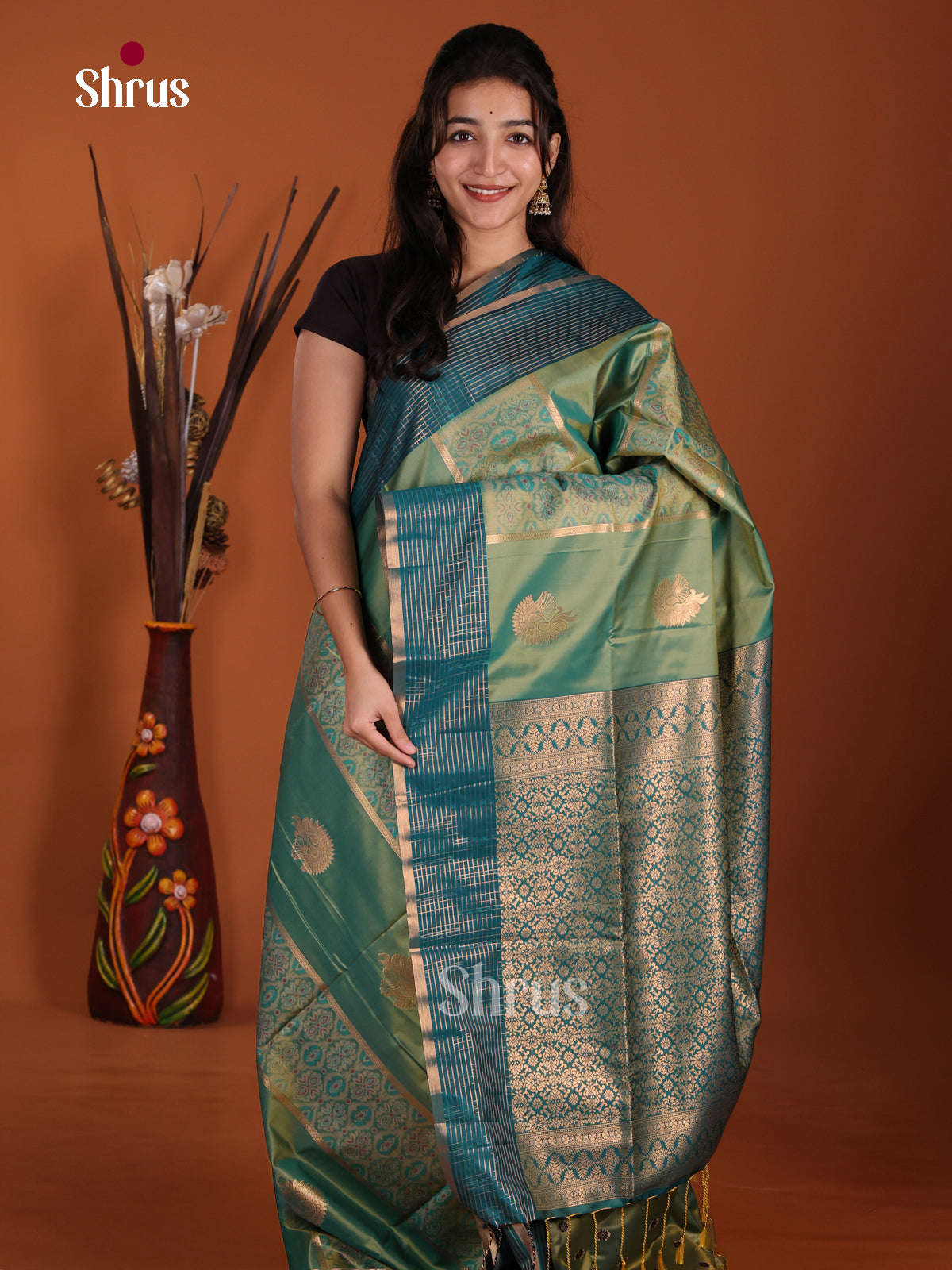DJS25057 - Semi Softsilk Saree