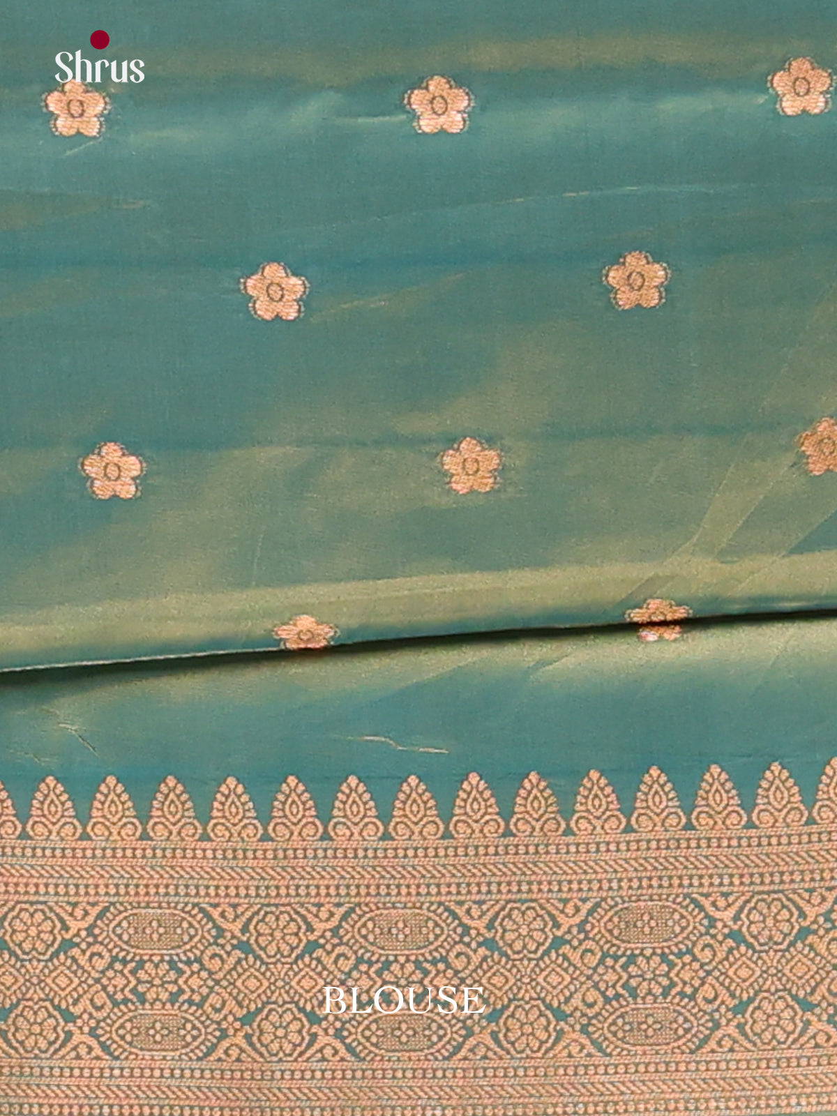 Orange & Green - Semi Softsilk Saree