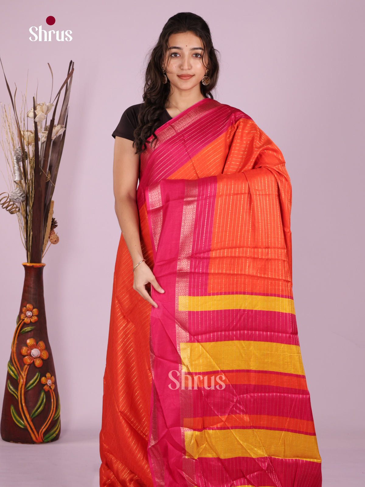 DJS25213 - Semi Mysoresilk Saree