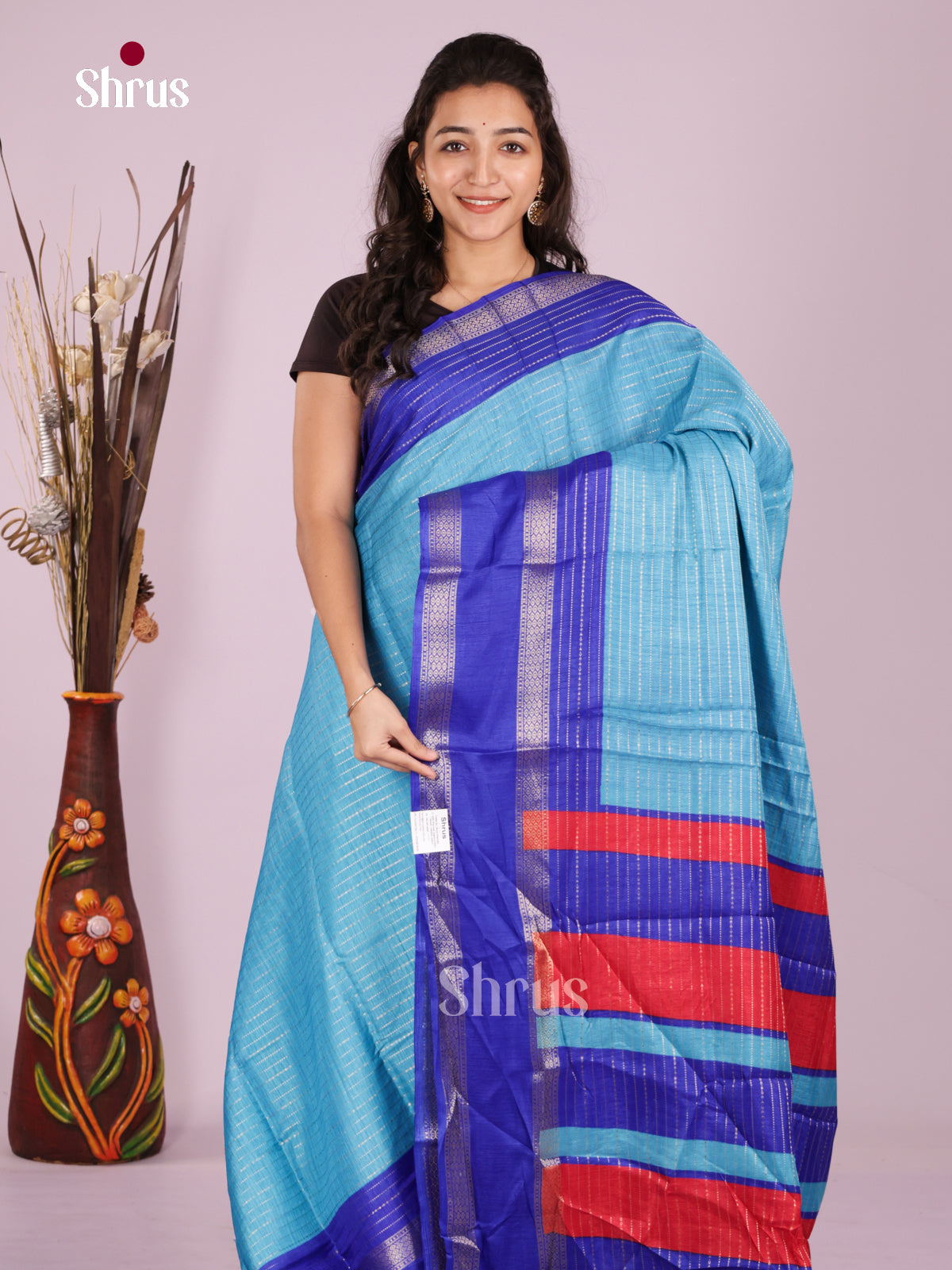 DJS25216 - Semi Mysoresilk Saree - Shop on Shrus.com