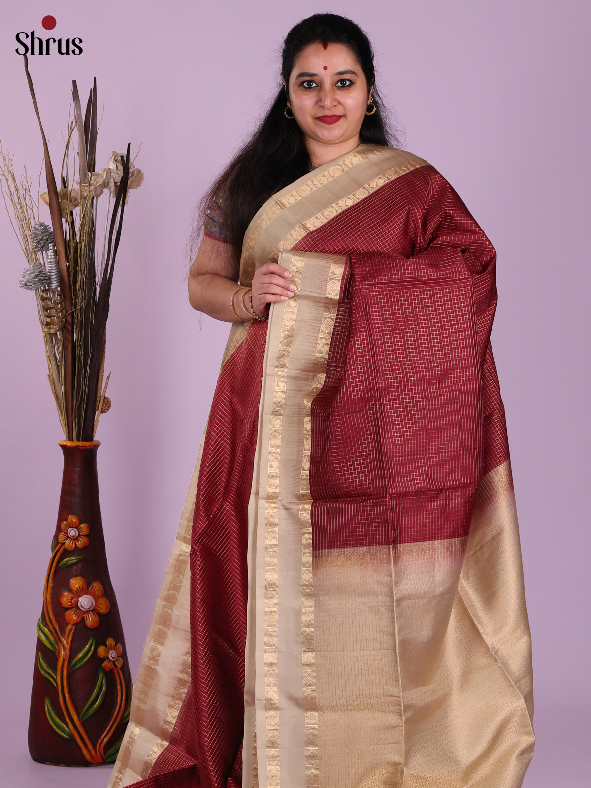 DJS25284 - Soft Silk (HR) Saree - Shop on Shrus.com