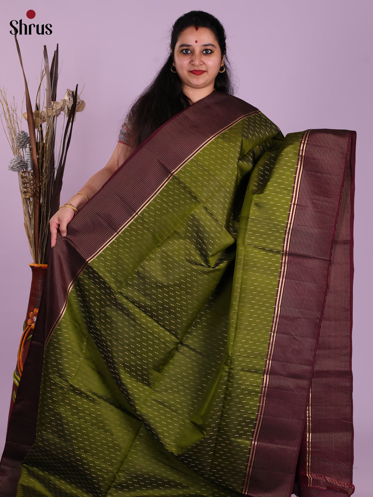 DJS25297 - Soft Silk (HR) Saree - Shop on Shrus.com