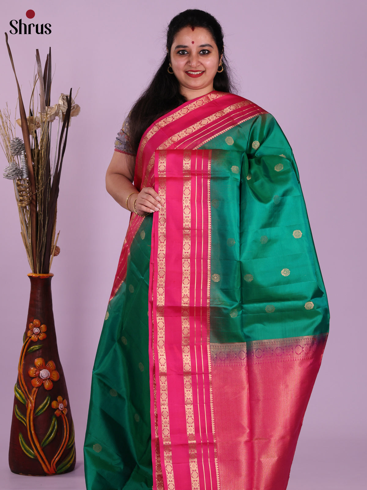 DJS25303 - Soft Silk (HR) Saree - Shop on Shrus.com