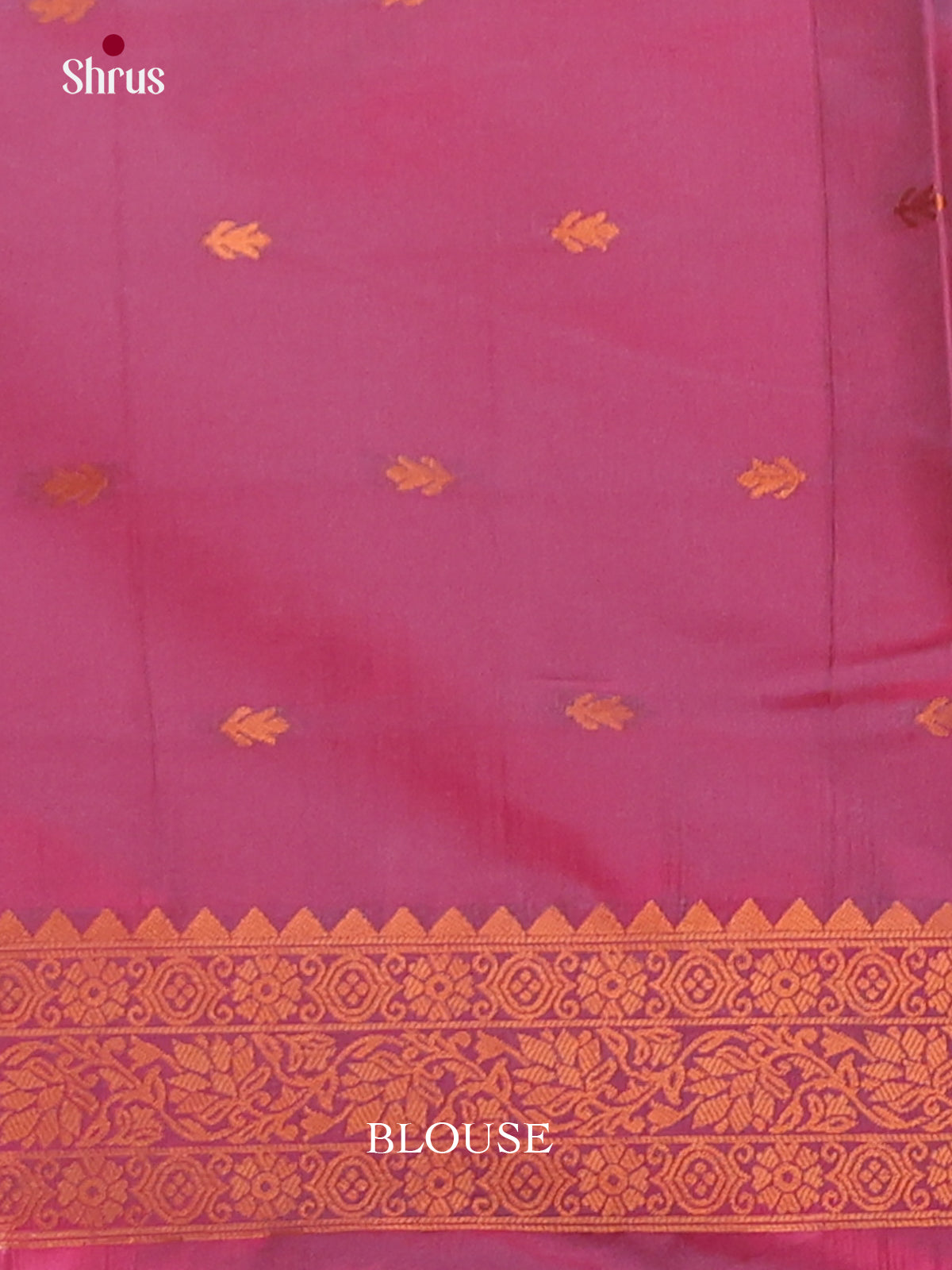 Blue & Maroon - Semi Softsilk Saree
