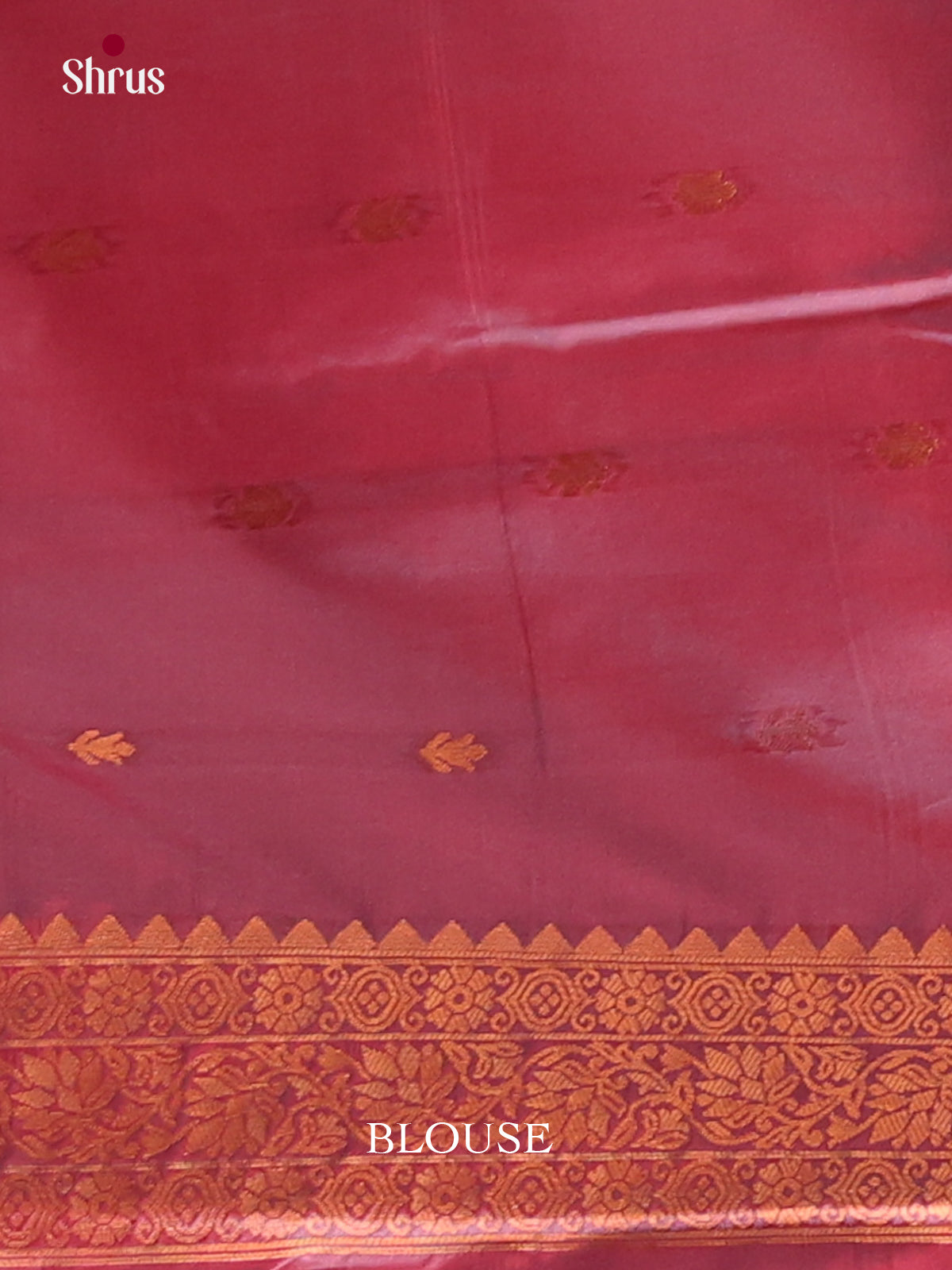 Green & Maroon - Semi Softsilk Saree
