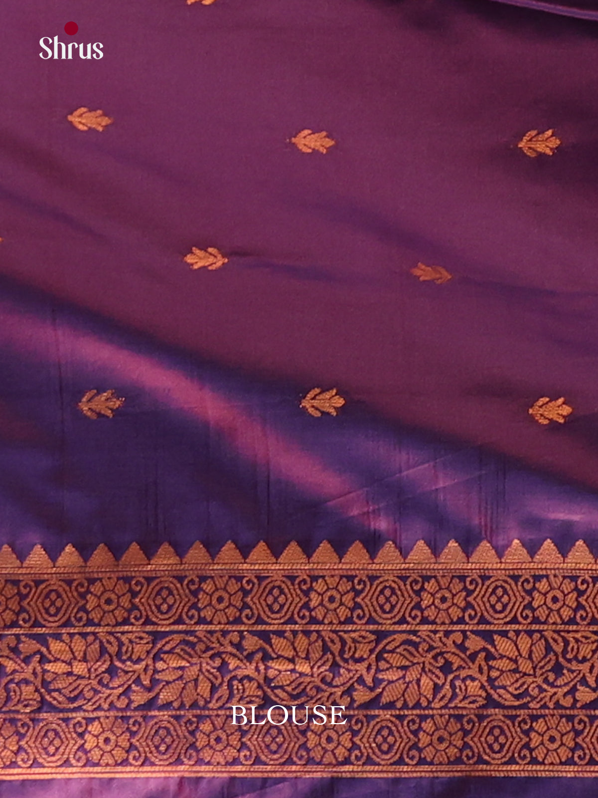 Pink & Blue - Semi Softsilk Saree